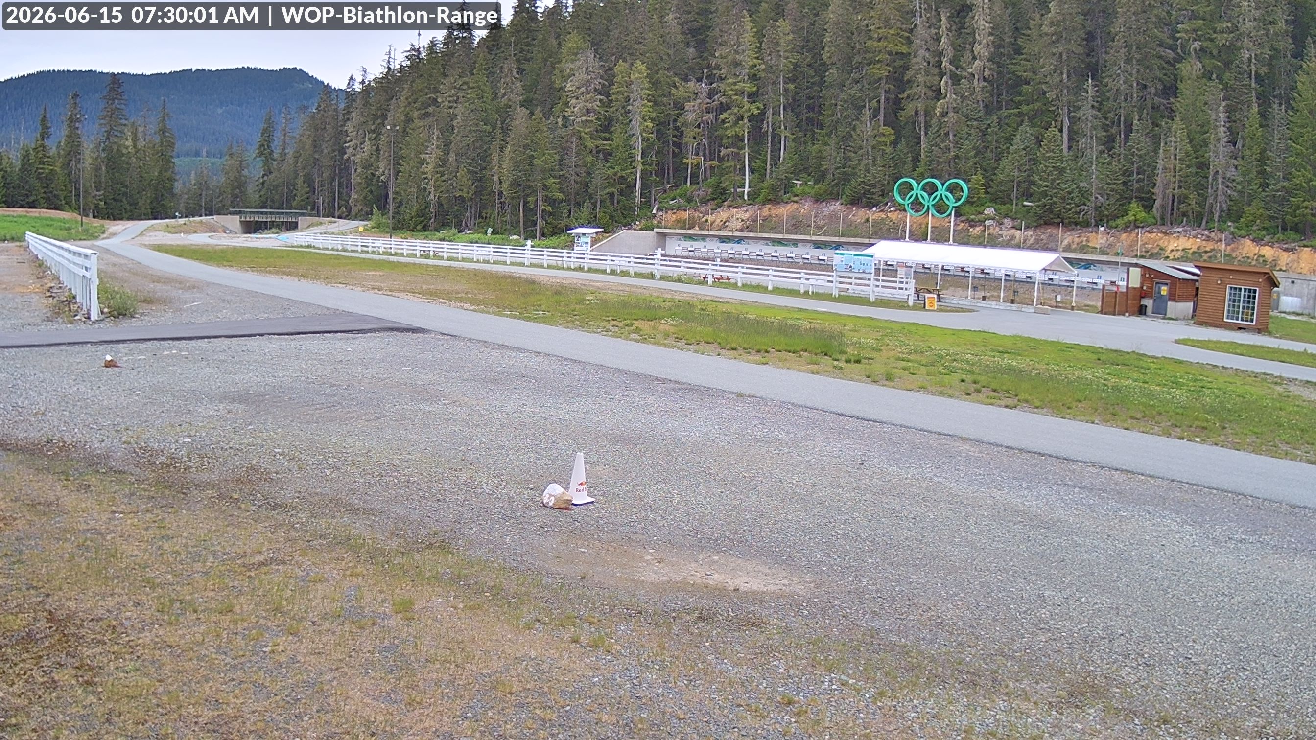 View looking North East to the Olympic Biathlon Range