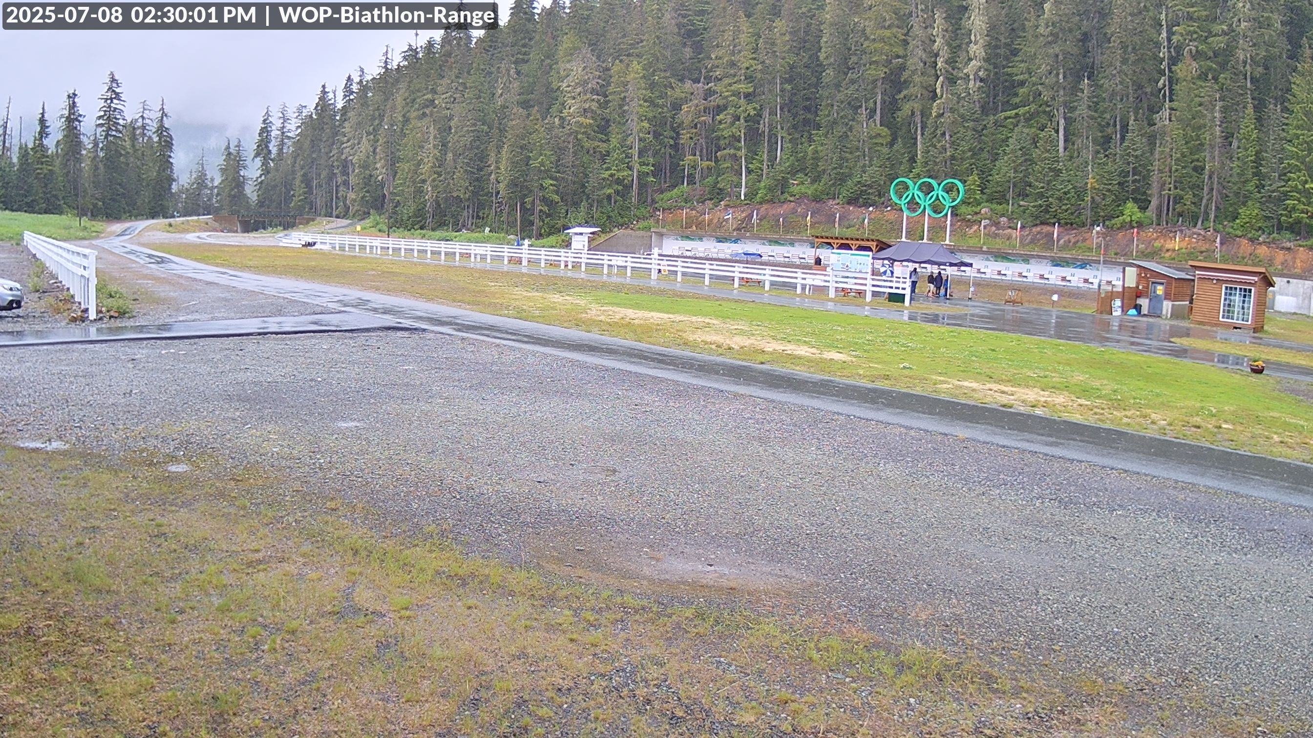 View looking North East to the Olympic Biathlon Range