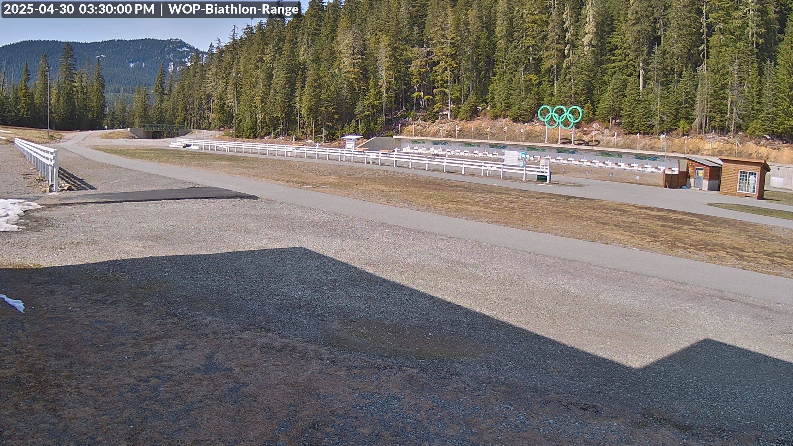 View looking North East to the Olympic Biathlon Range