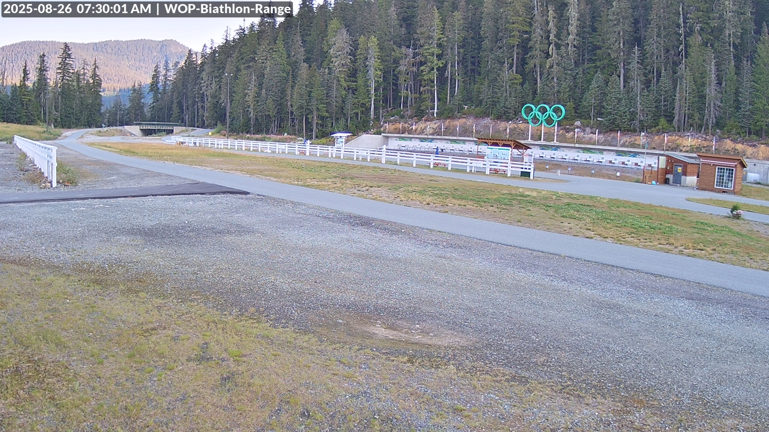 View looking North East to the Olympic Biathlon Range