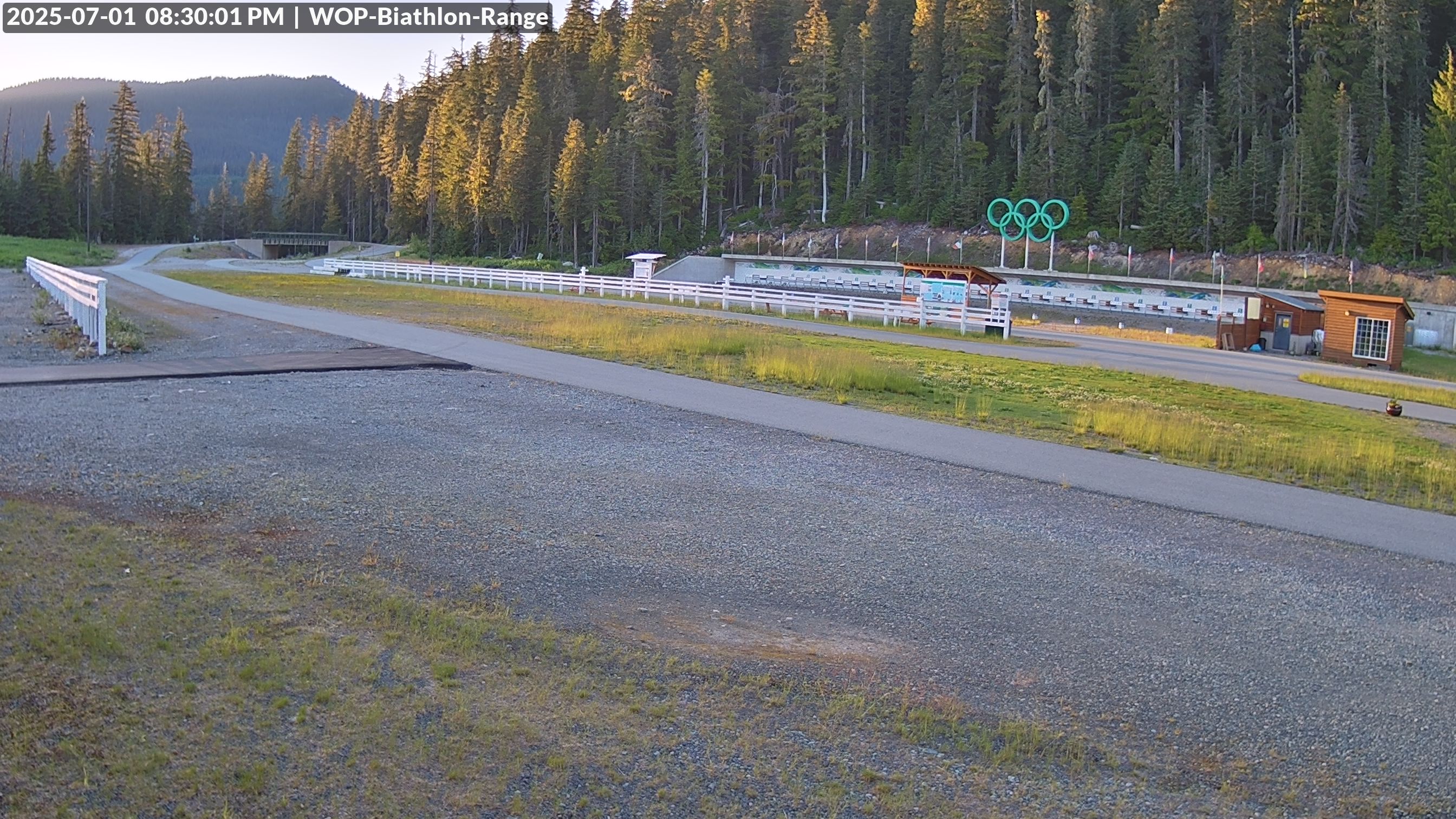 View looking North East to the Olympic Biathlon Range