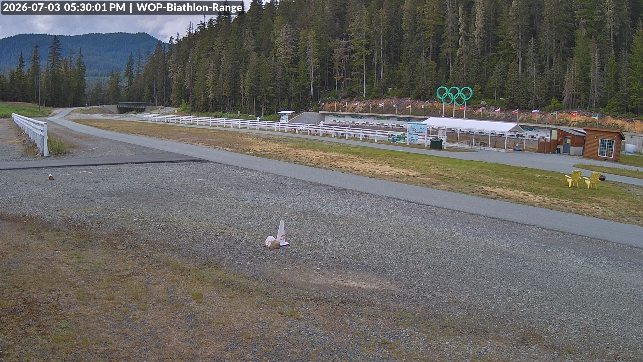 View looking North East to the Olympic Biathlon Range