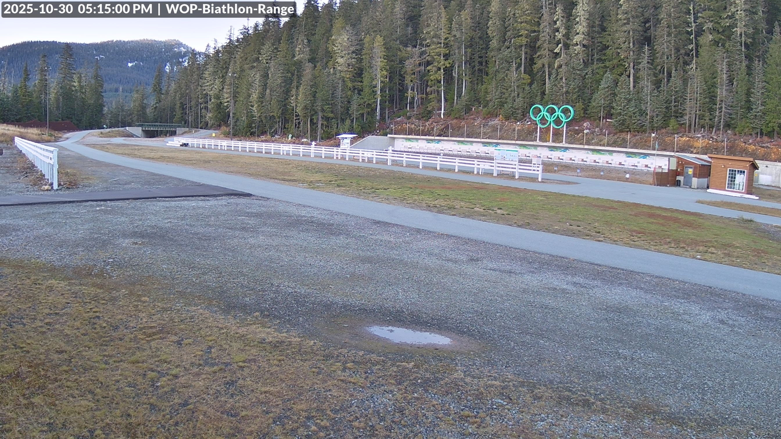 View looking North East to the Olympic Biathlon Range