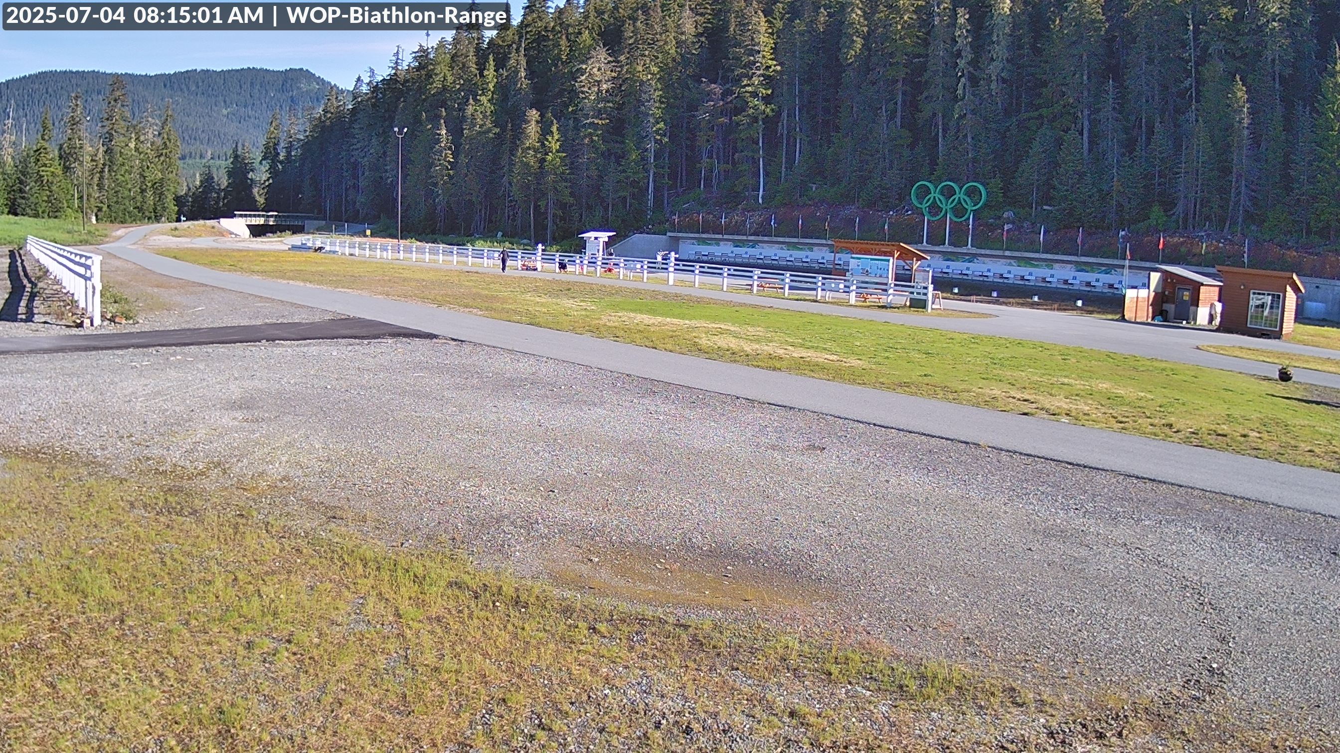 View looking North East to the Olympic Biathlon Range