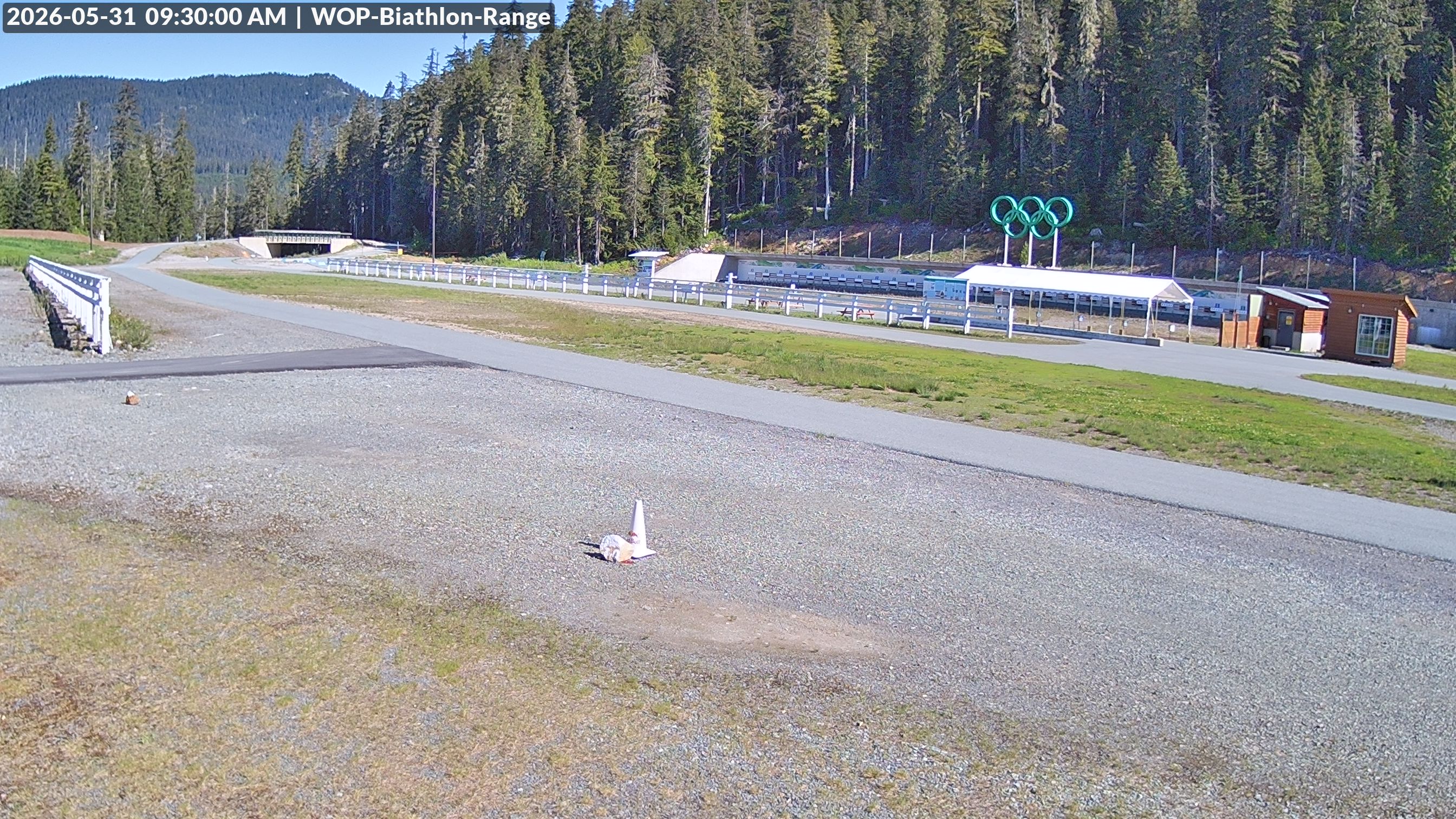 View looking North East to the Olympic Biathlon Range