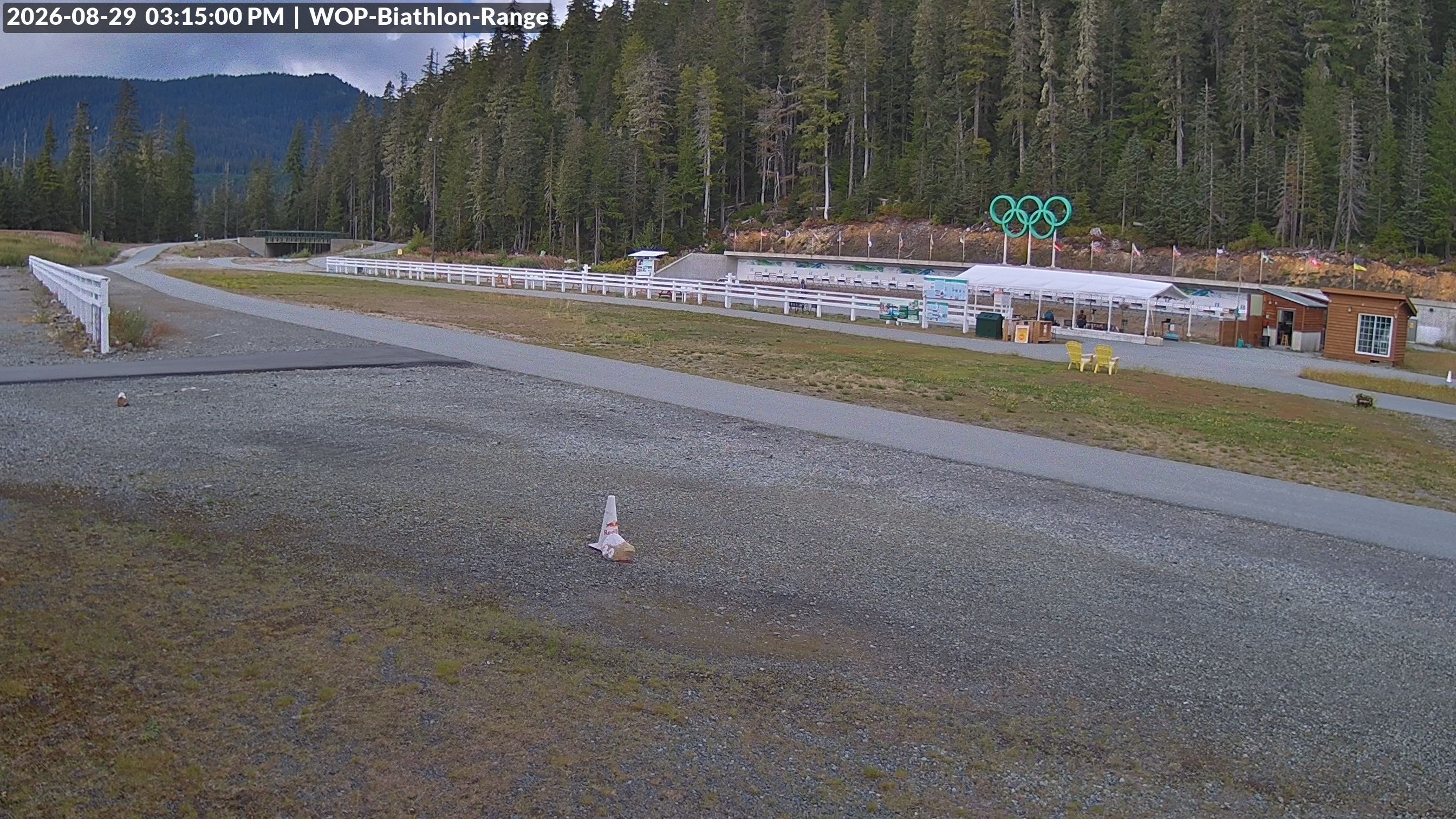 View looking North East to the Olympic Biathlon Range