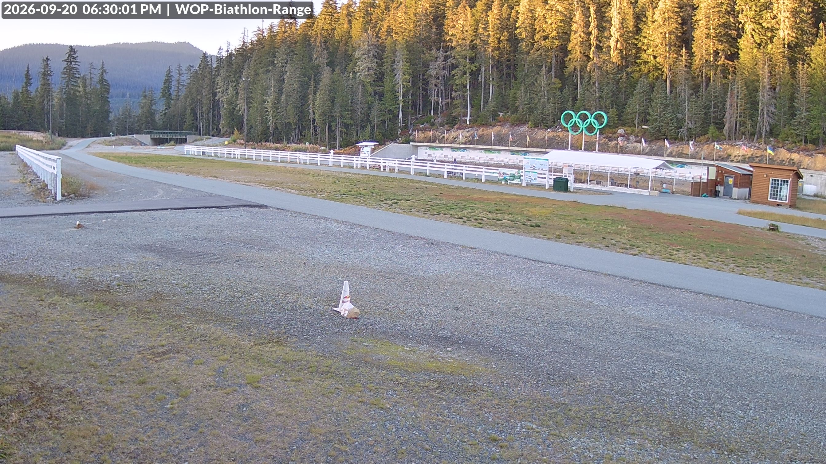 View looking North East to the Olympic Biathlon Range