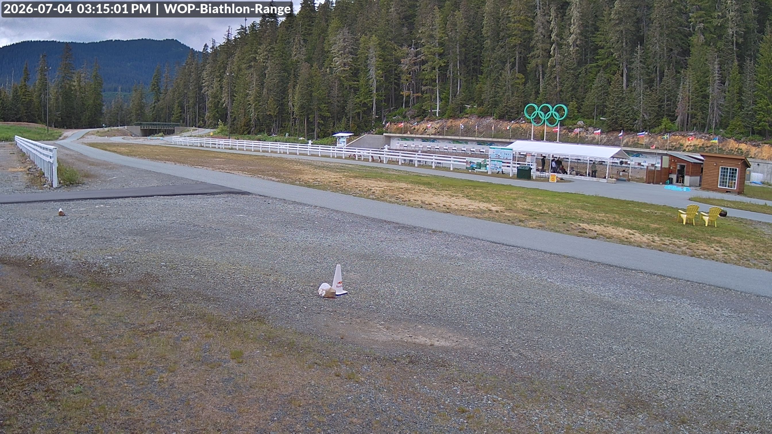View looking North East to the Olympic Biathlon Range