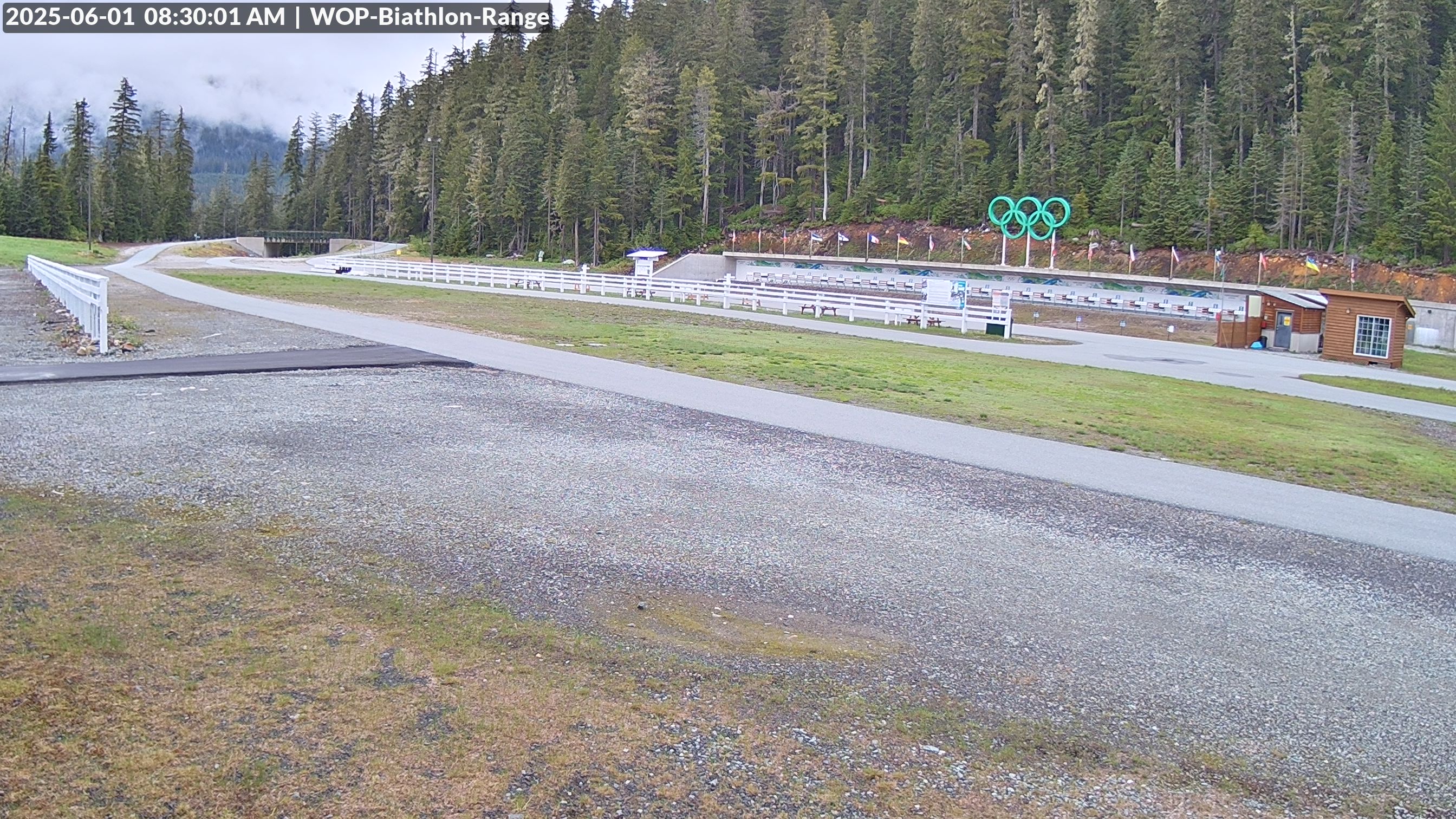 View looking North East to the Olympic Biathlon Range