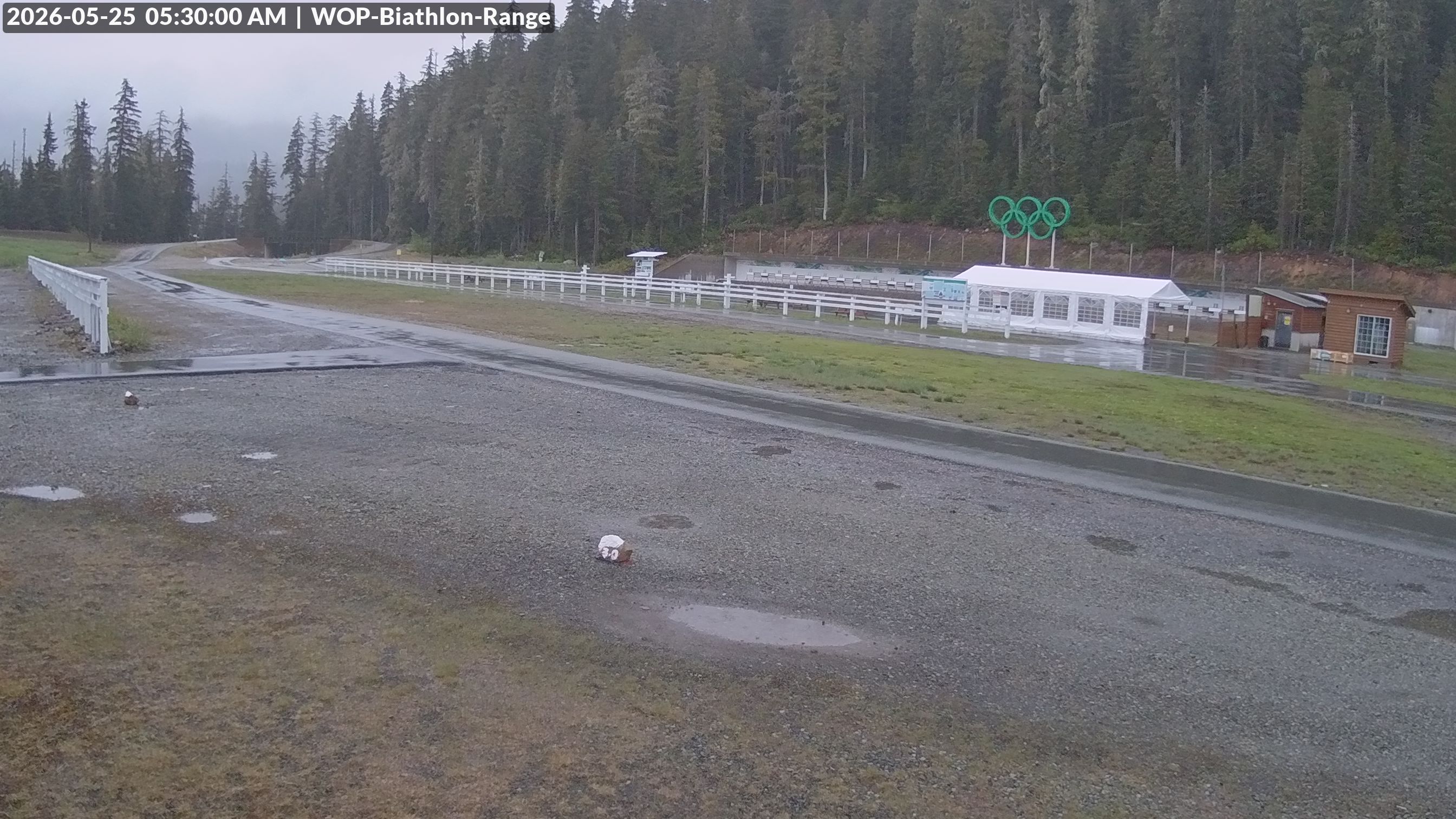 View looking North East to the Olympic Biathlon Range
