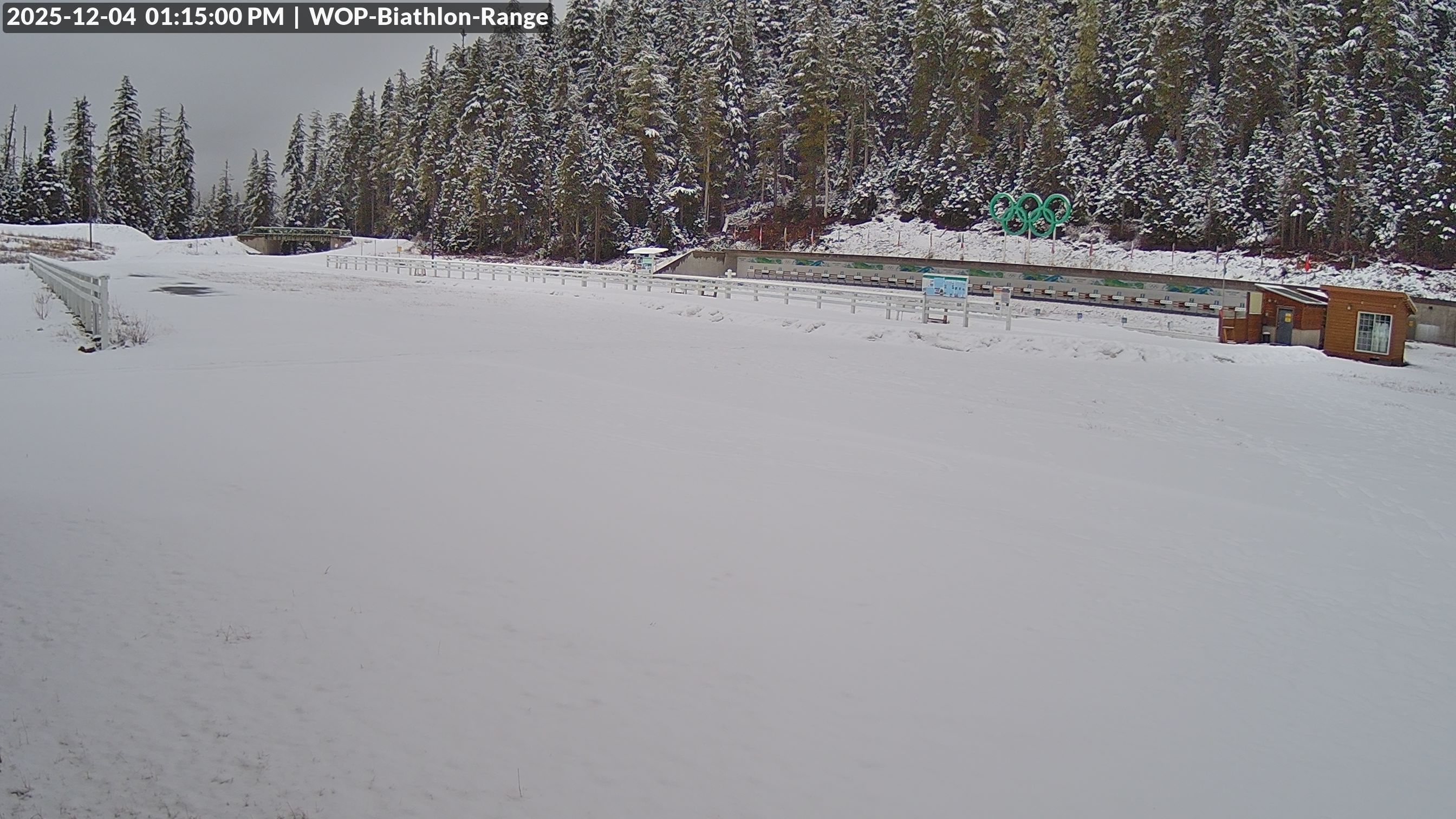 View looking North East to the Olympic Biathlon Range