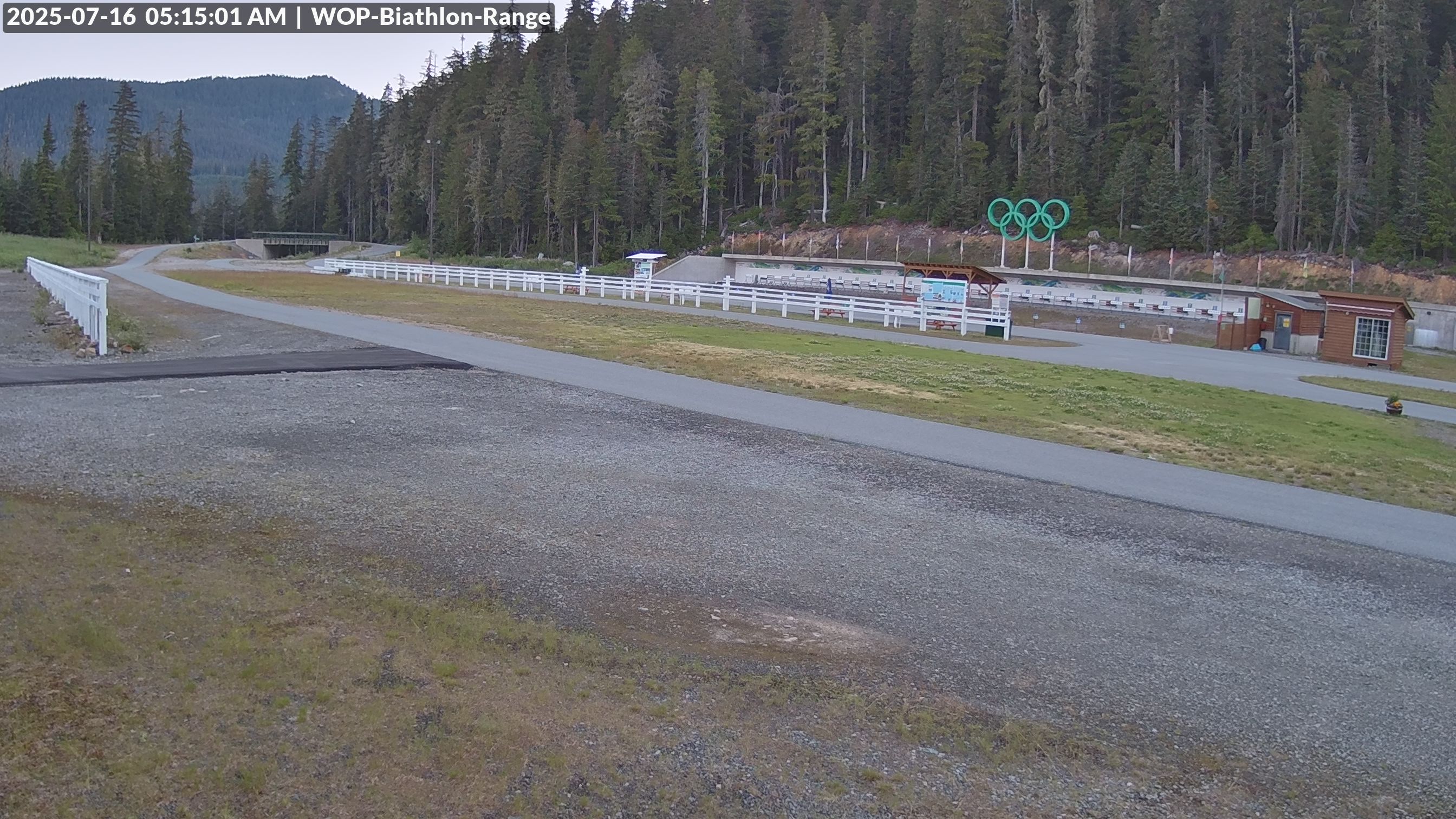 View looking North East to the Olympic Biathlon Range