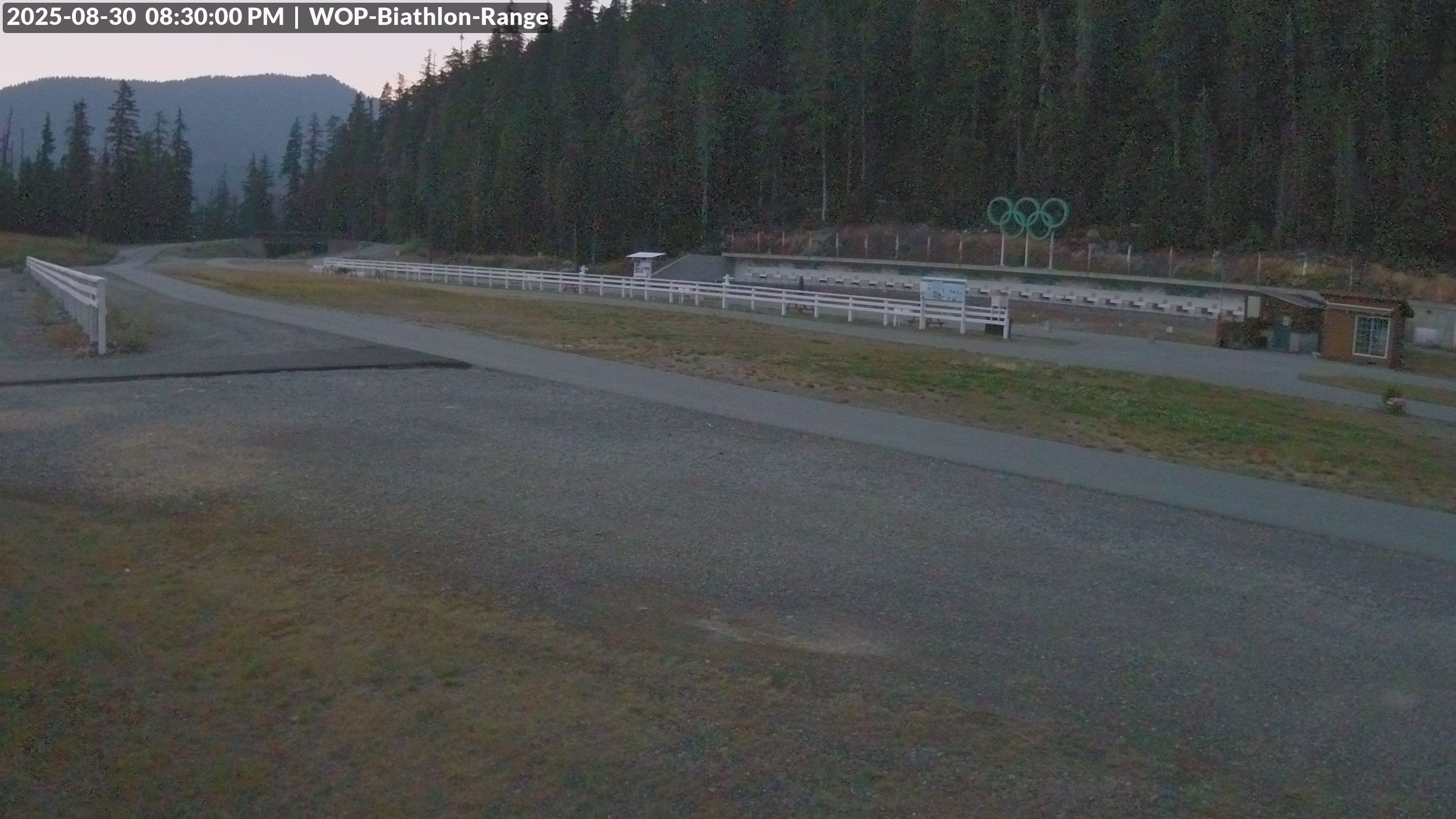 View looking North East to the Olympic Biathlon Range