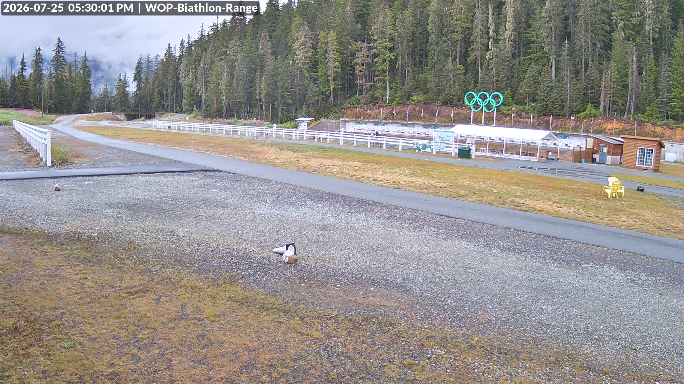View looking North East to the Olympic Biathlon Range