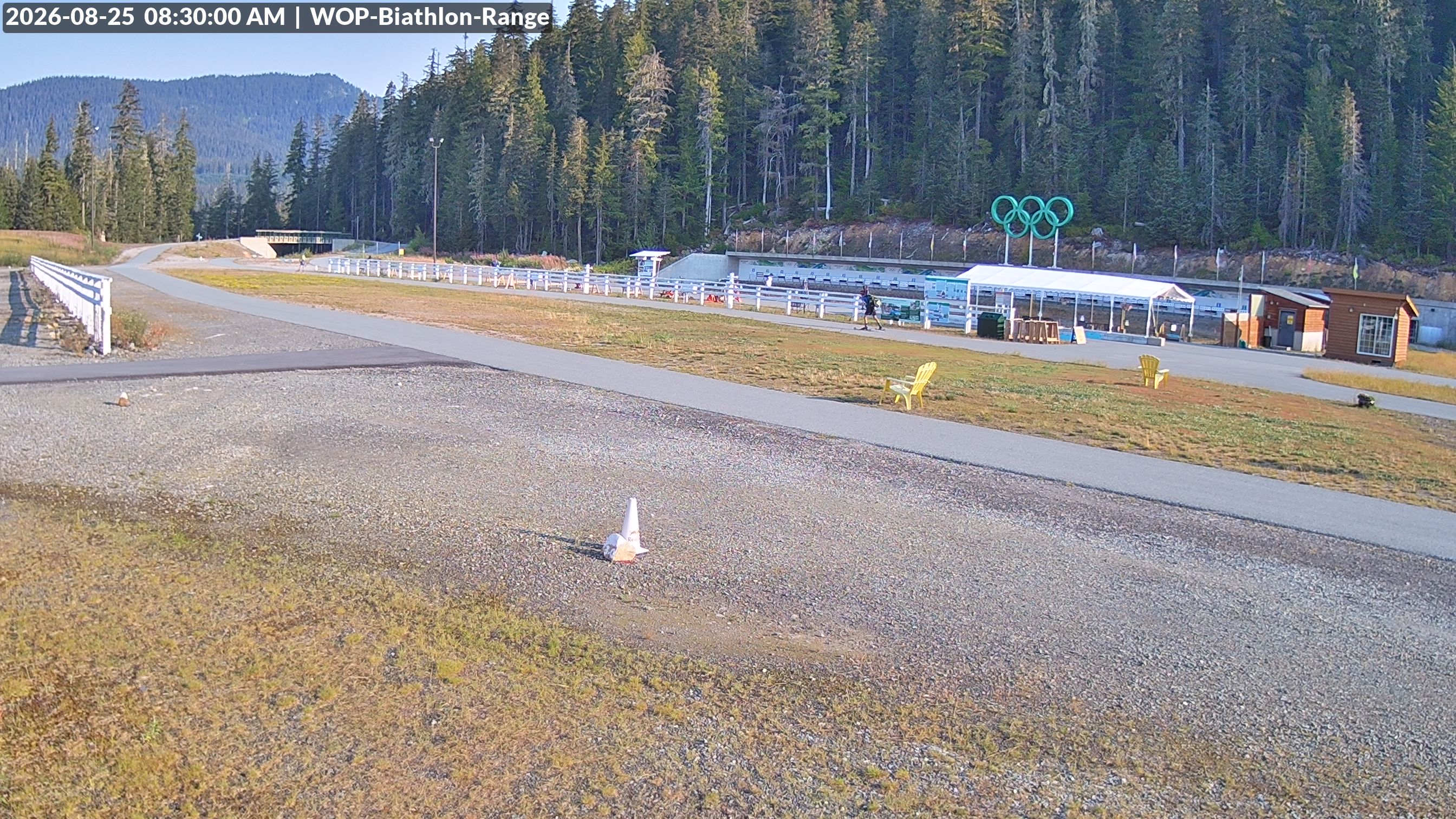 View looking North East to the Olympic Biathlon Range