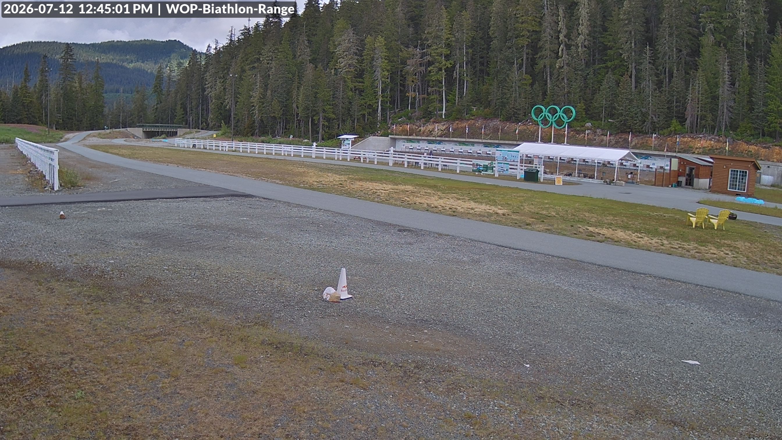 View looking North East to the Olympic Biathlon Range