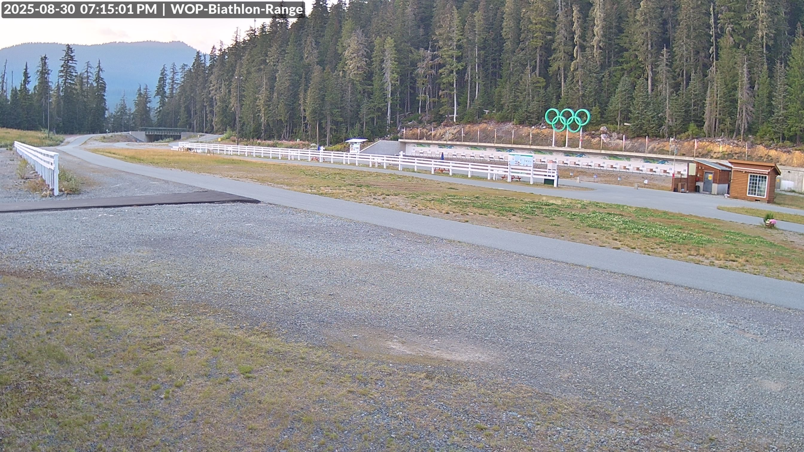 View looking North East to the Olympic Biathlon Range