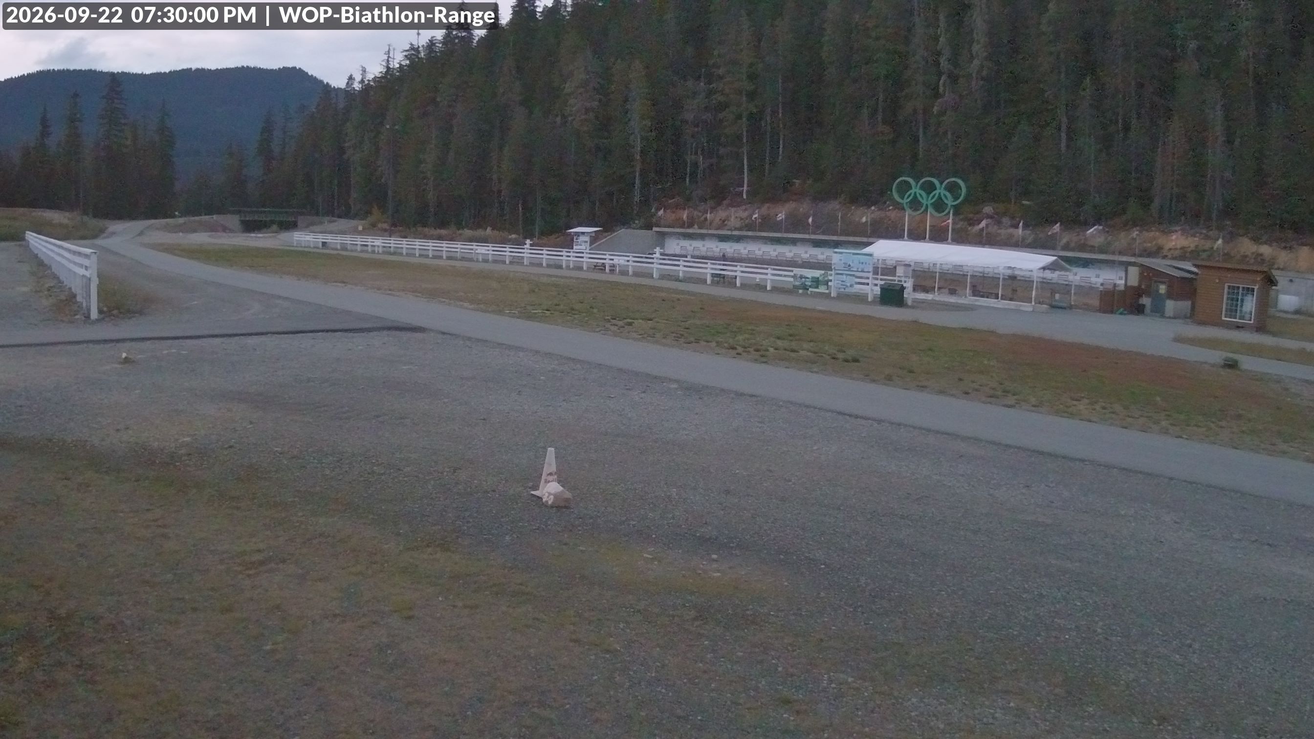 View looking North East to the Olympic Biathlon Range