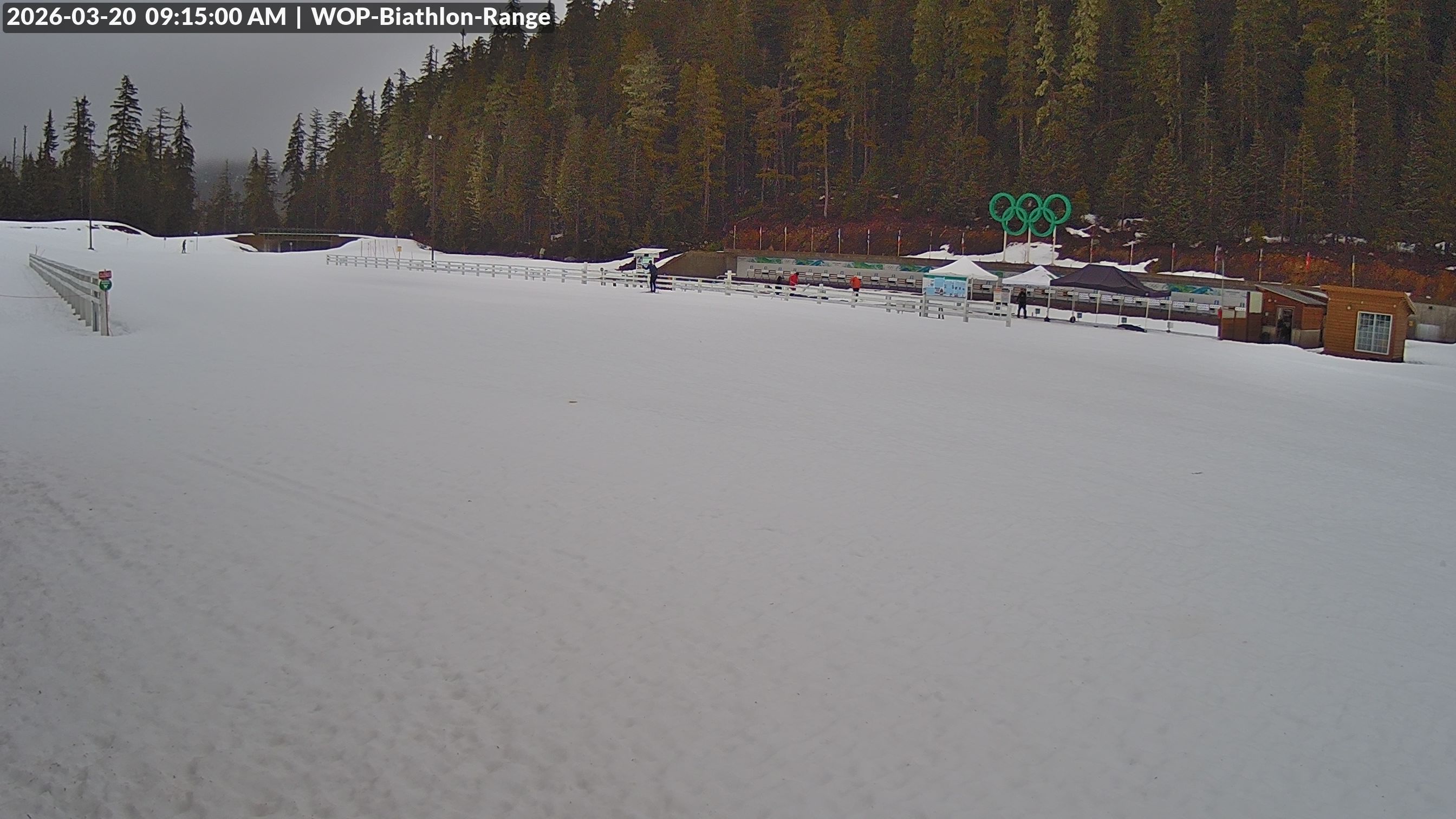 View looking North East to the Olympic Biathlon Range