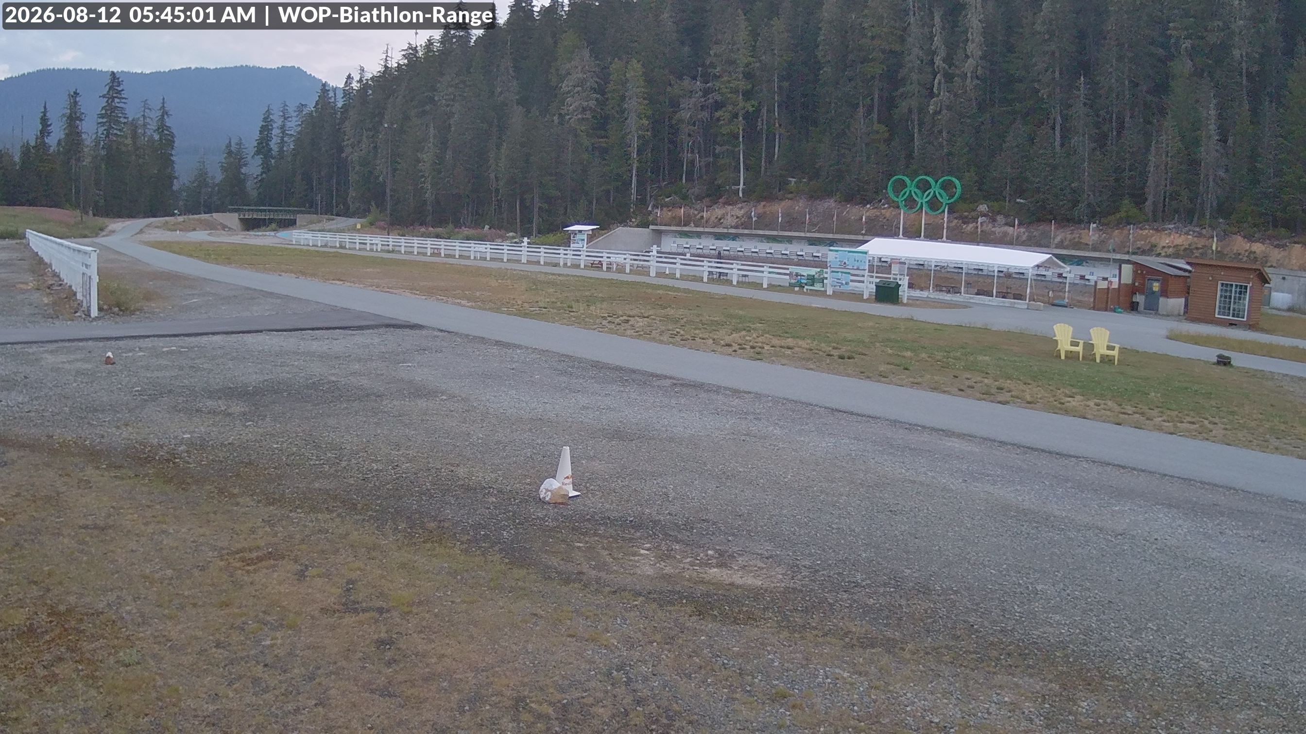 View looking North East to the Olympic Biathlon Range