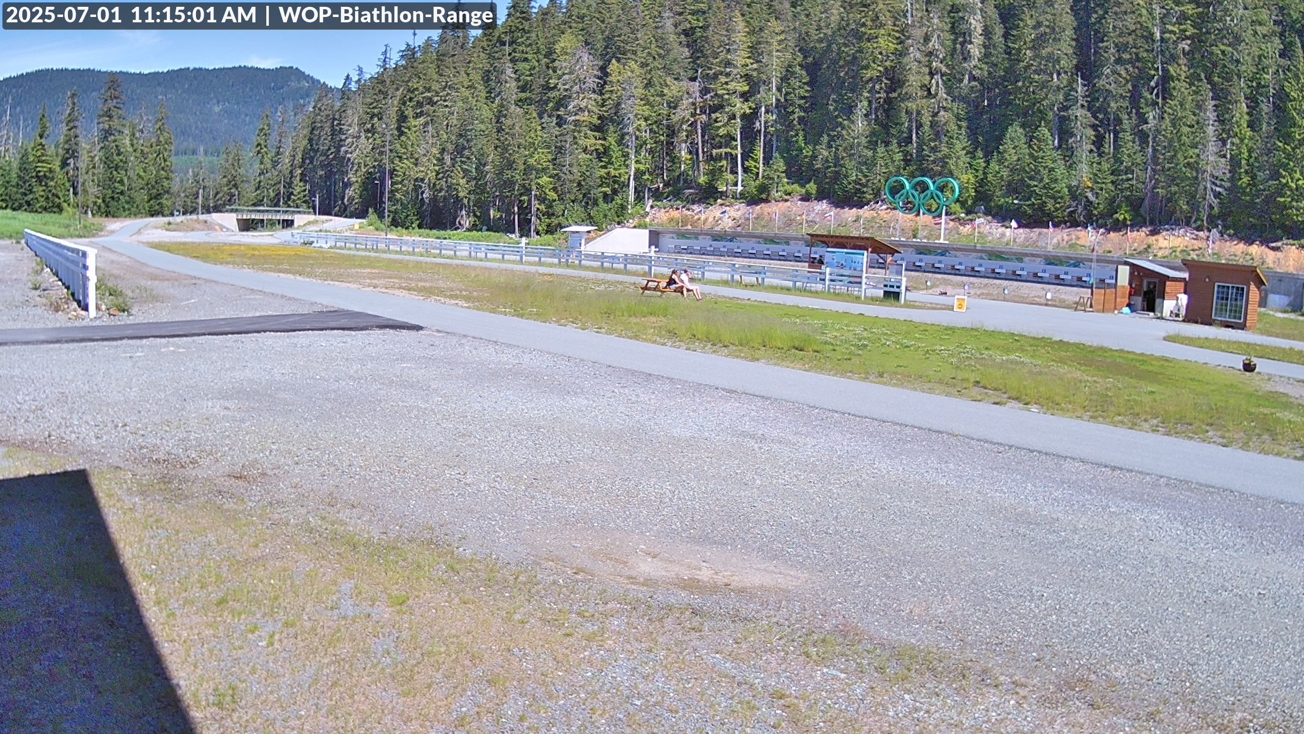 View looking North East to the Olympic Biathlon Range