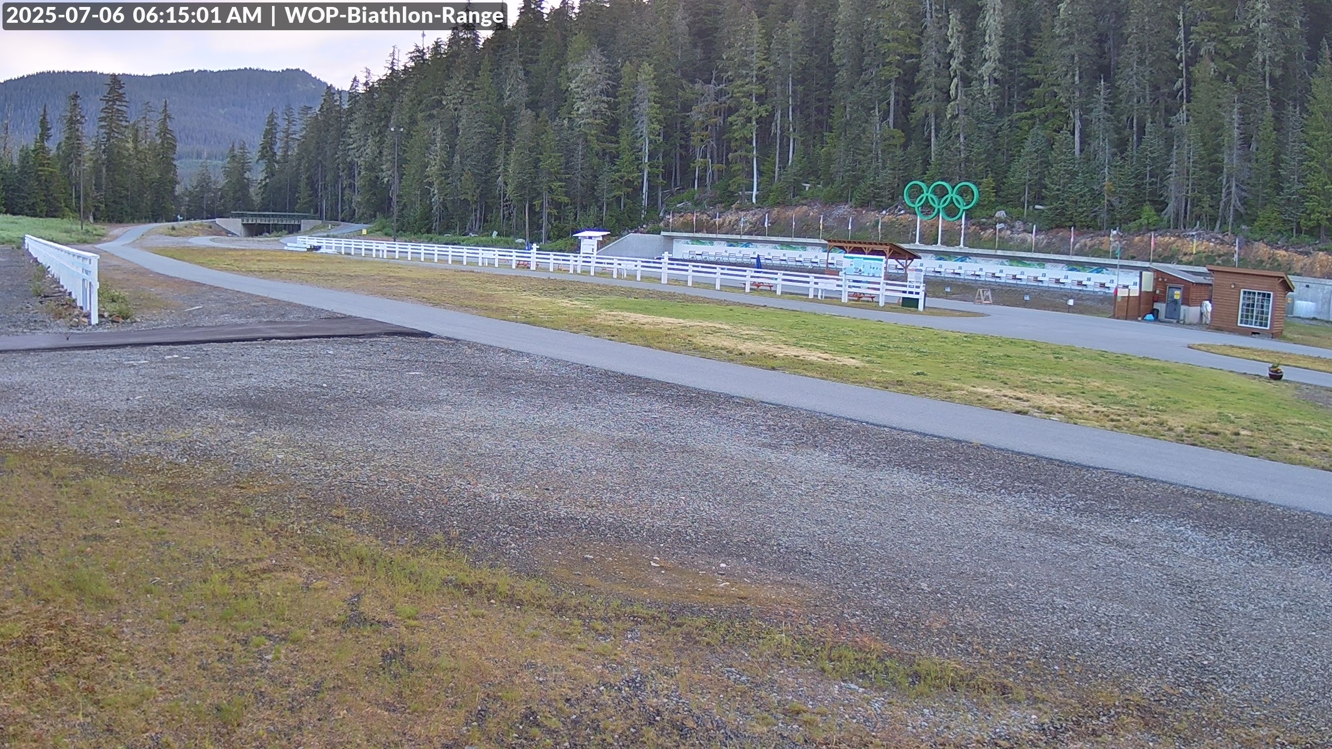 View looking North East to the Olympic Biathlon Range