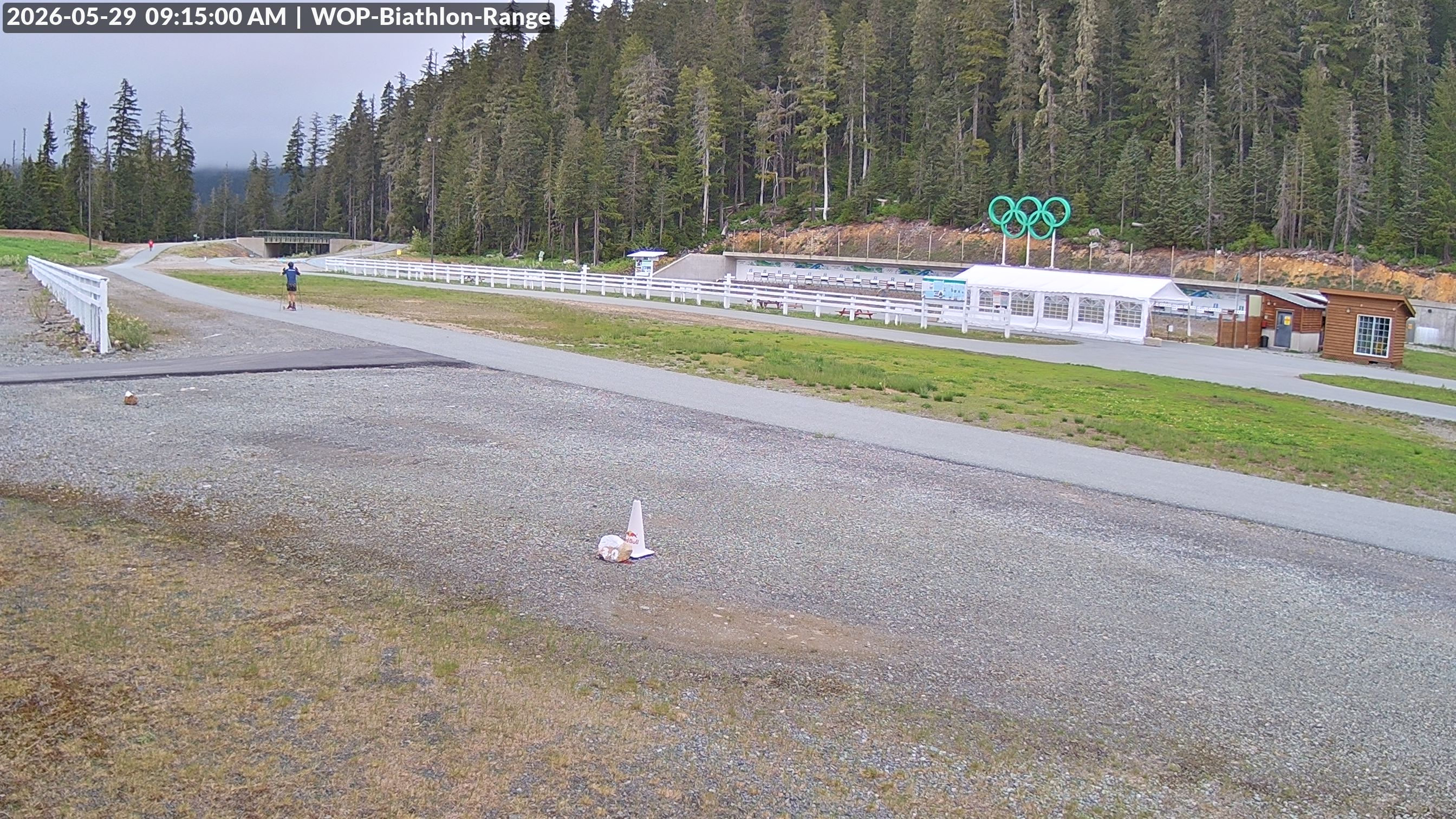 View looking North East to the Olympic Biathlon Range