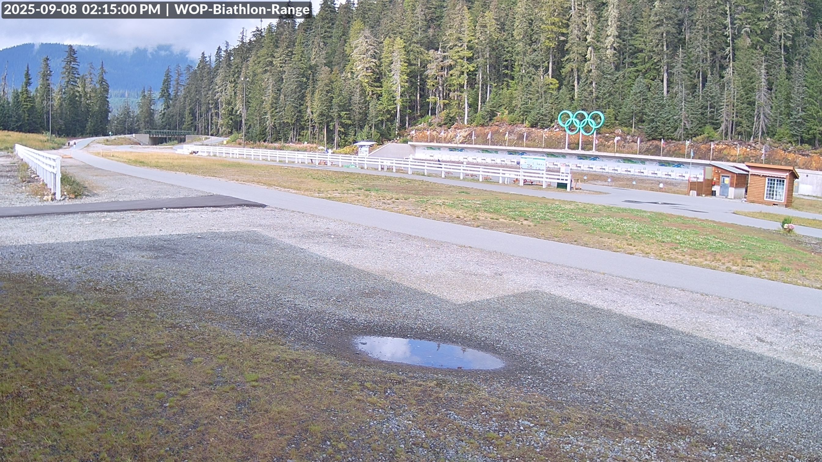 View looking North East to the Olympic Biathlon Range