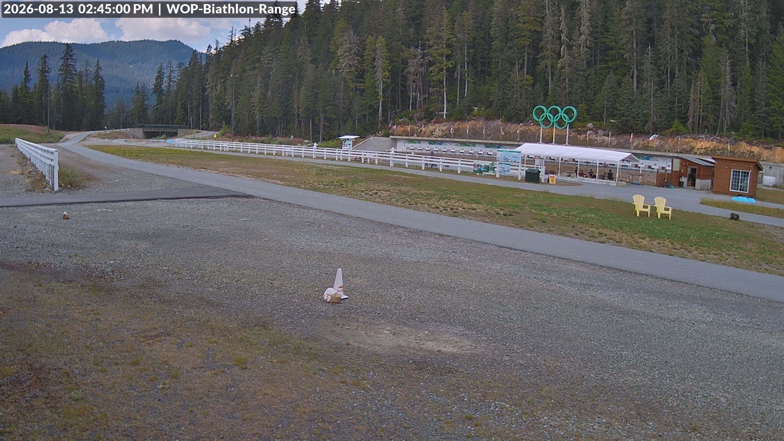 View looking North East to the Olympic Biathlon Range