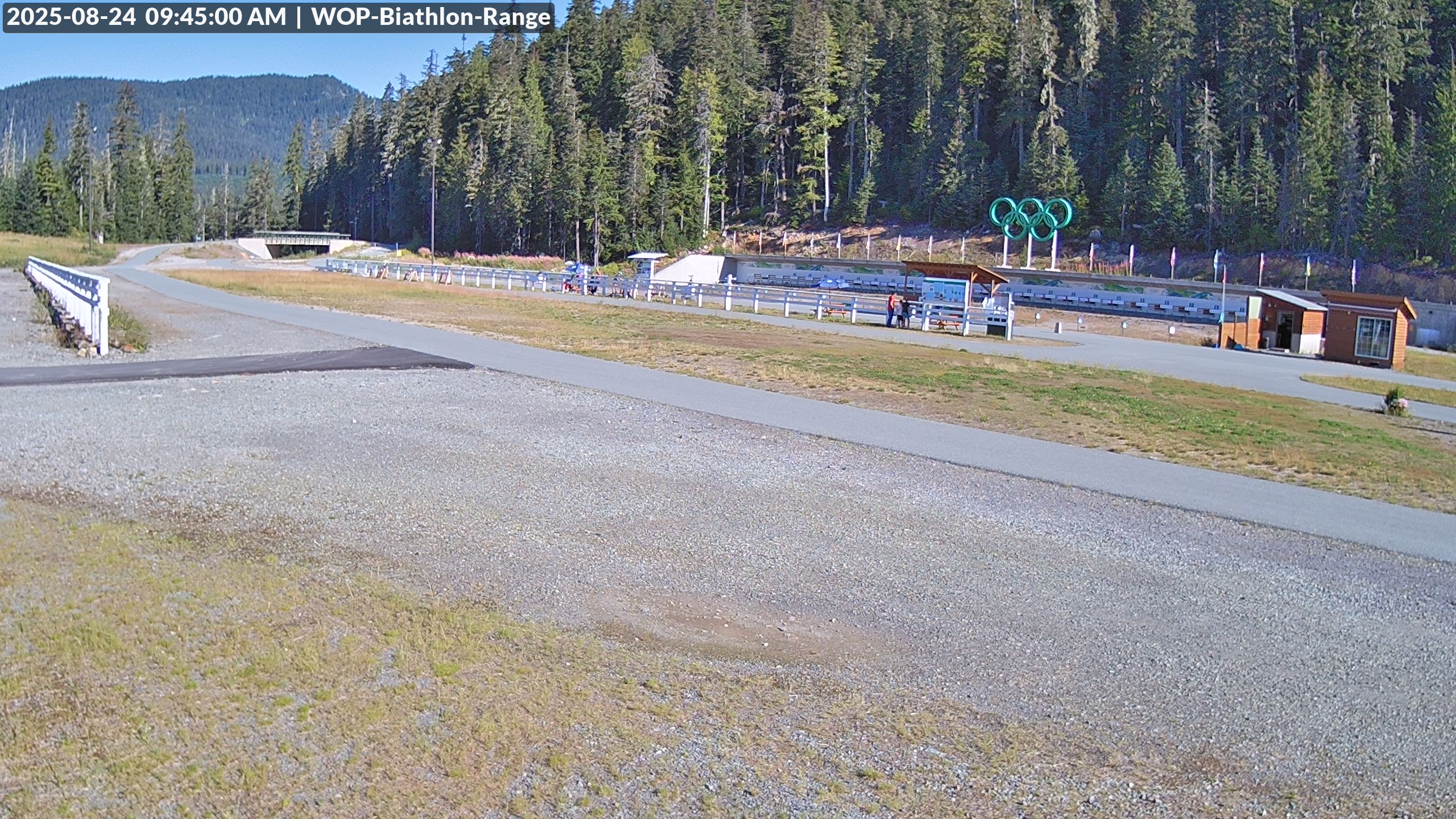 View looking North East to the Olympic Biathlon Range