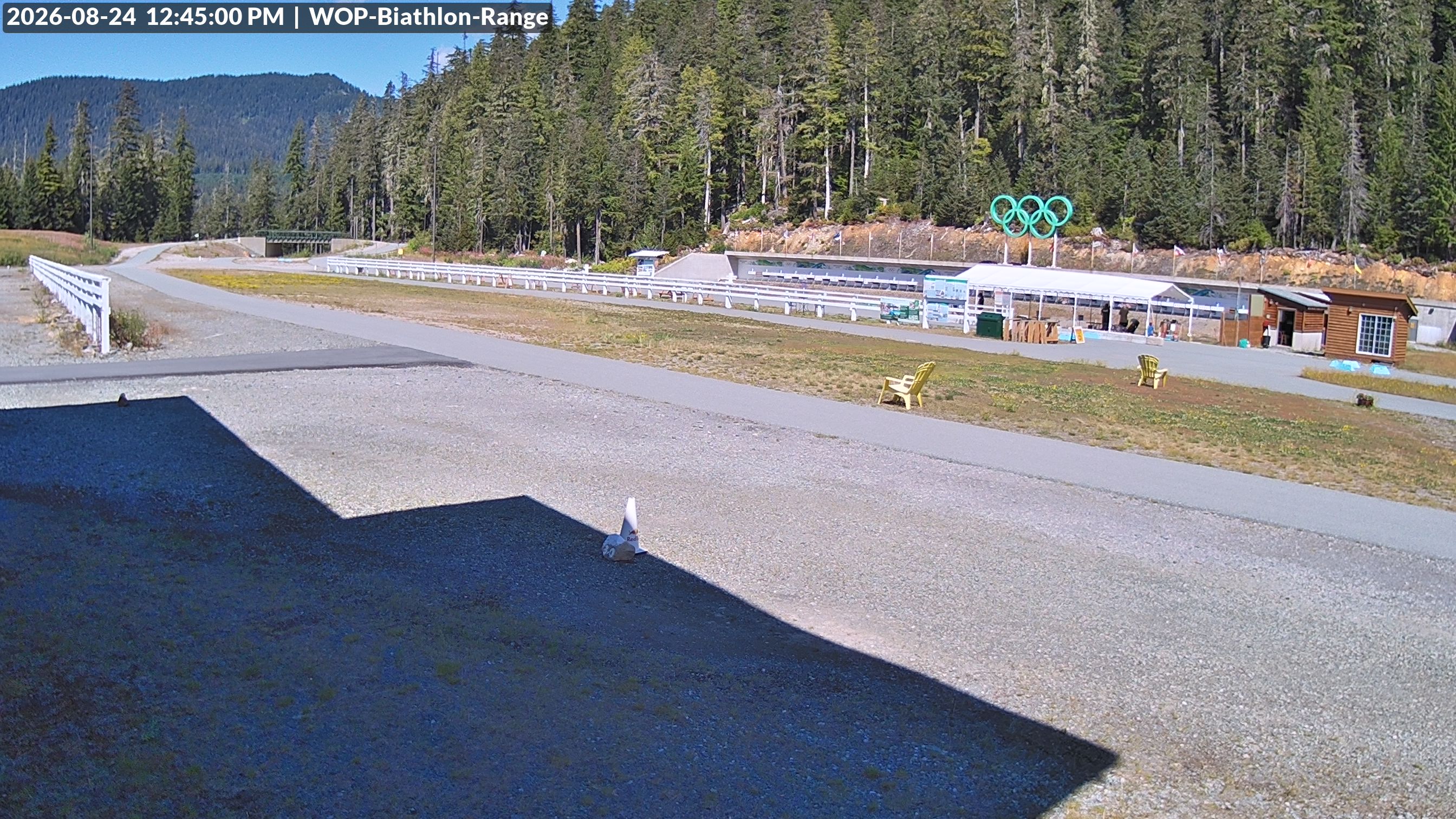 View looking North East to the Olympic Biathlon Range