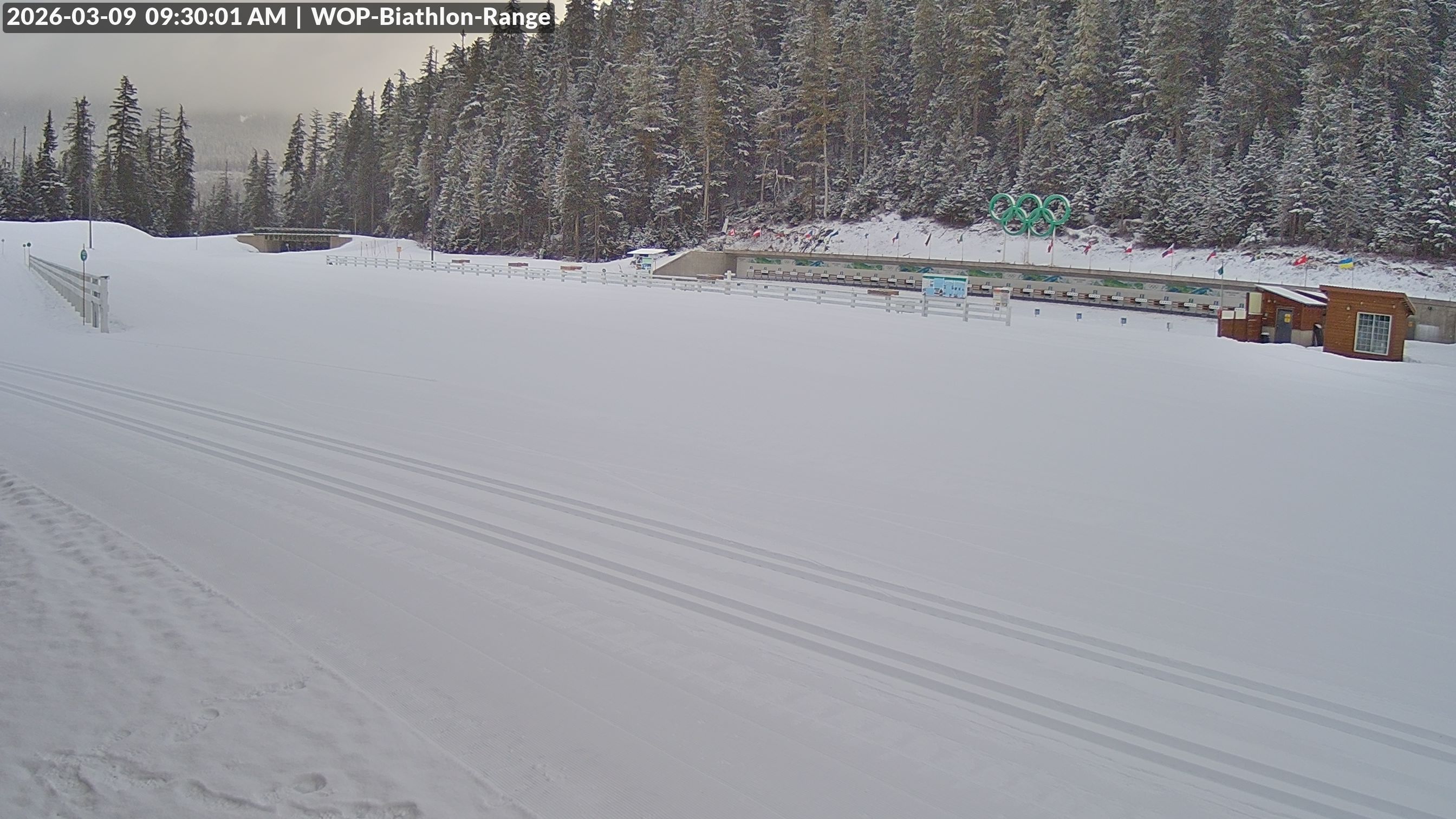 View looking North East to the Olympic Biathlon Range