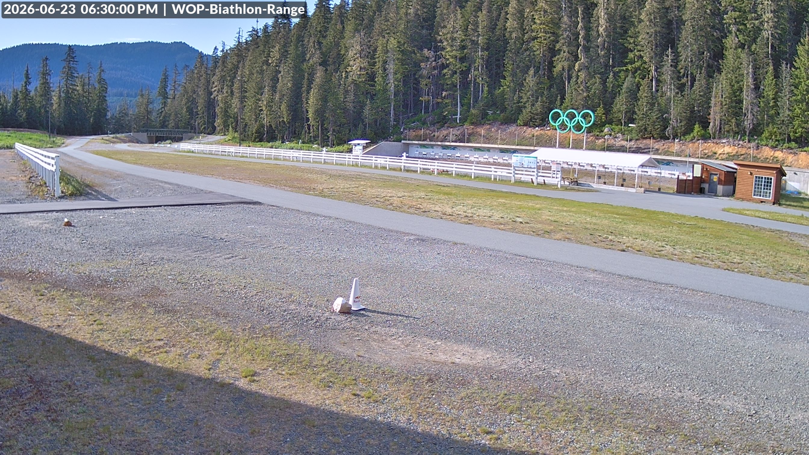 View looking North East to the Olympic Biathlon Range