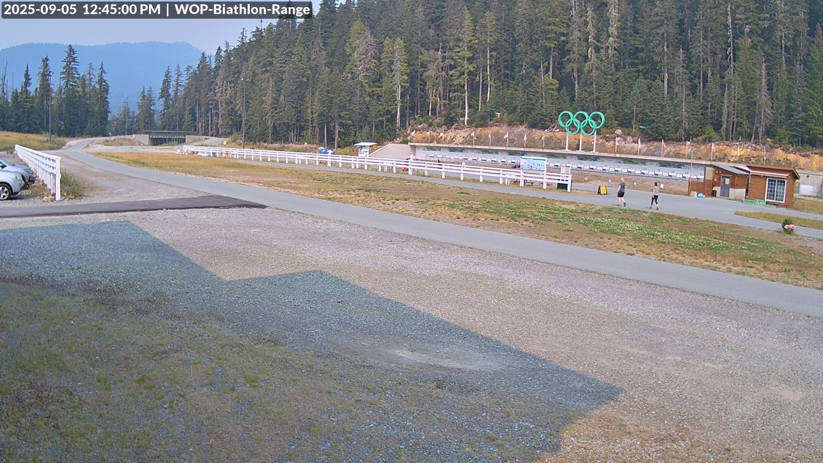 View looking North East to the Olympic Biathlon Range