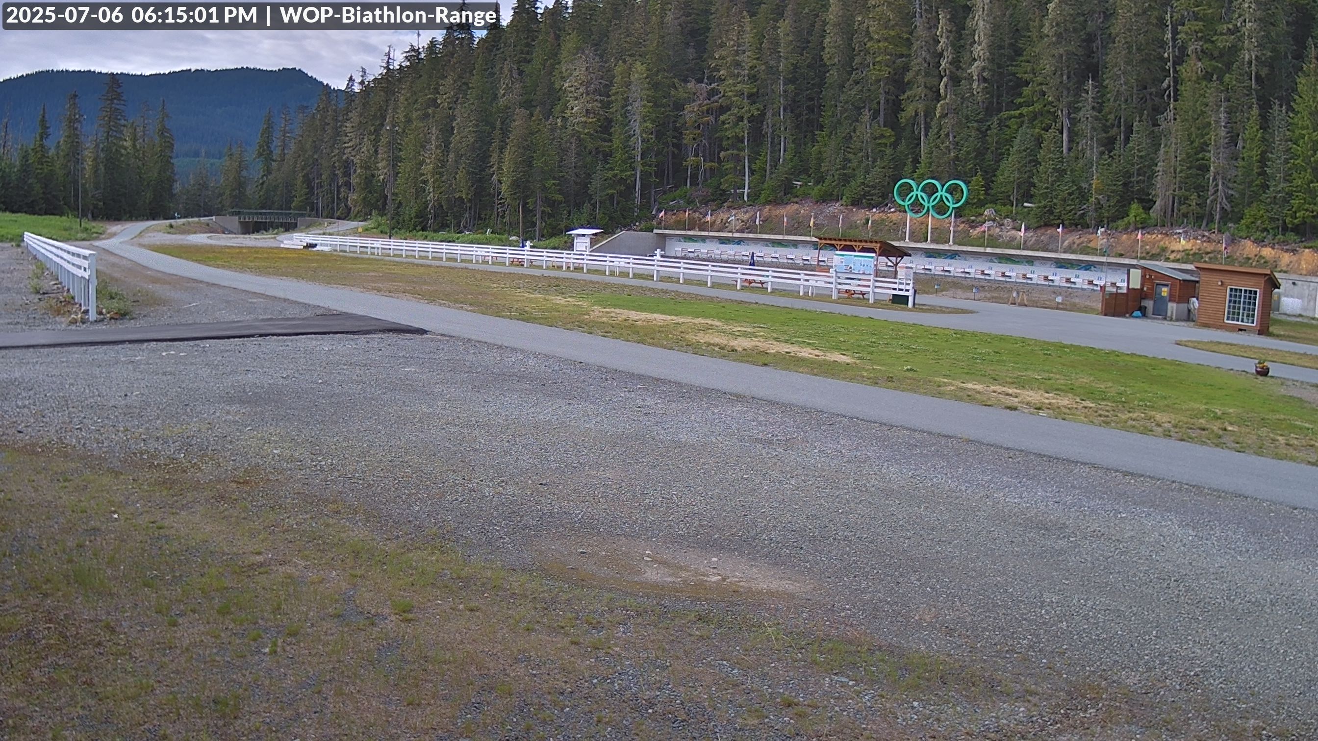 View looking North East to the Olympic Biathlon Range