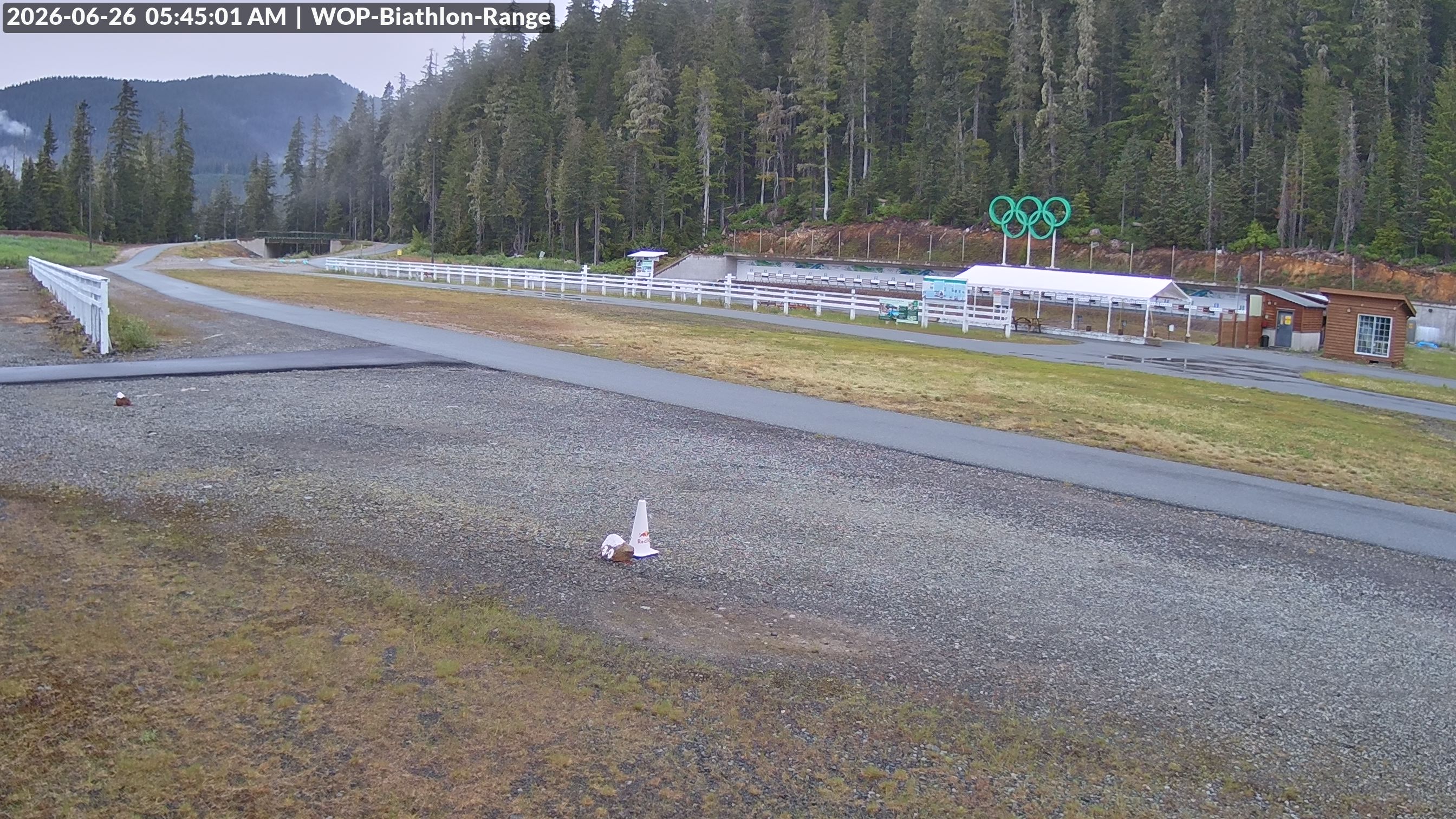 View looking North East to the Olympic Biathlon Range