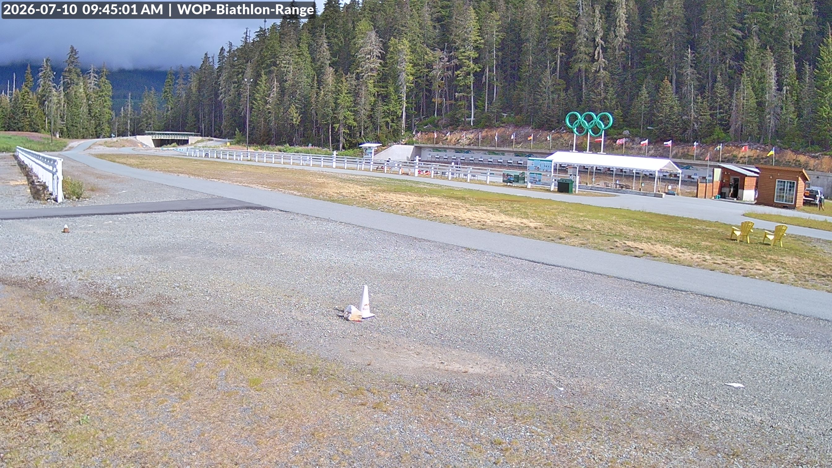 View looking North East to the Olympic Biathlon Range