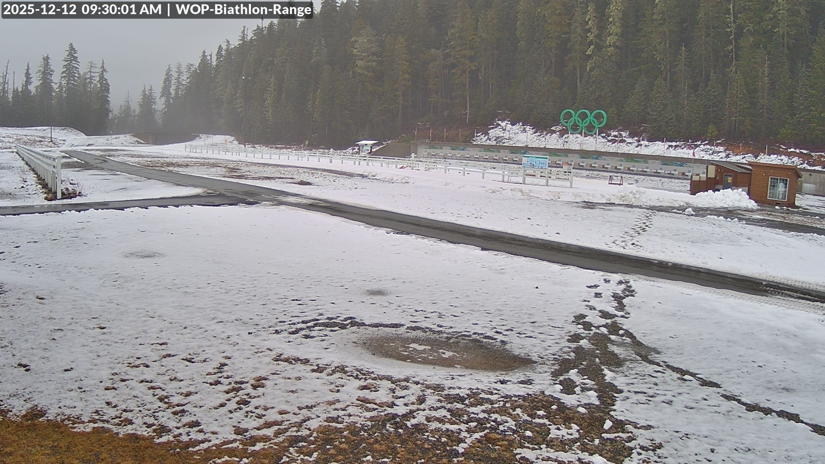 View looking North East to the Olympic Biathlon Range