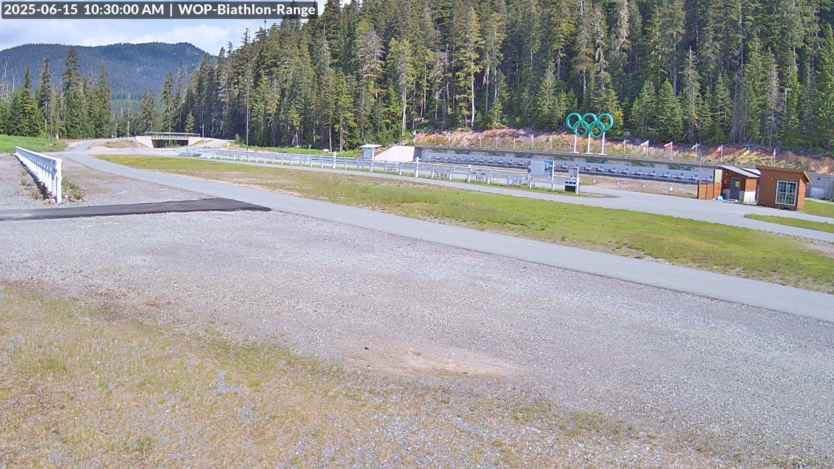 View looking North East to the Olympic Biathlon Range