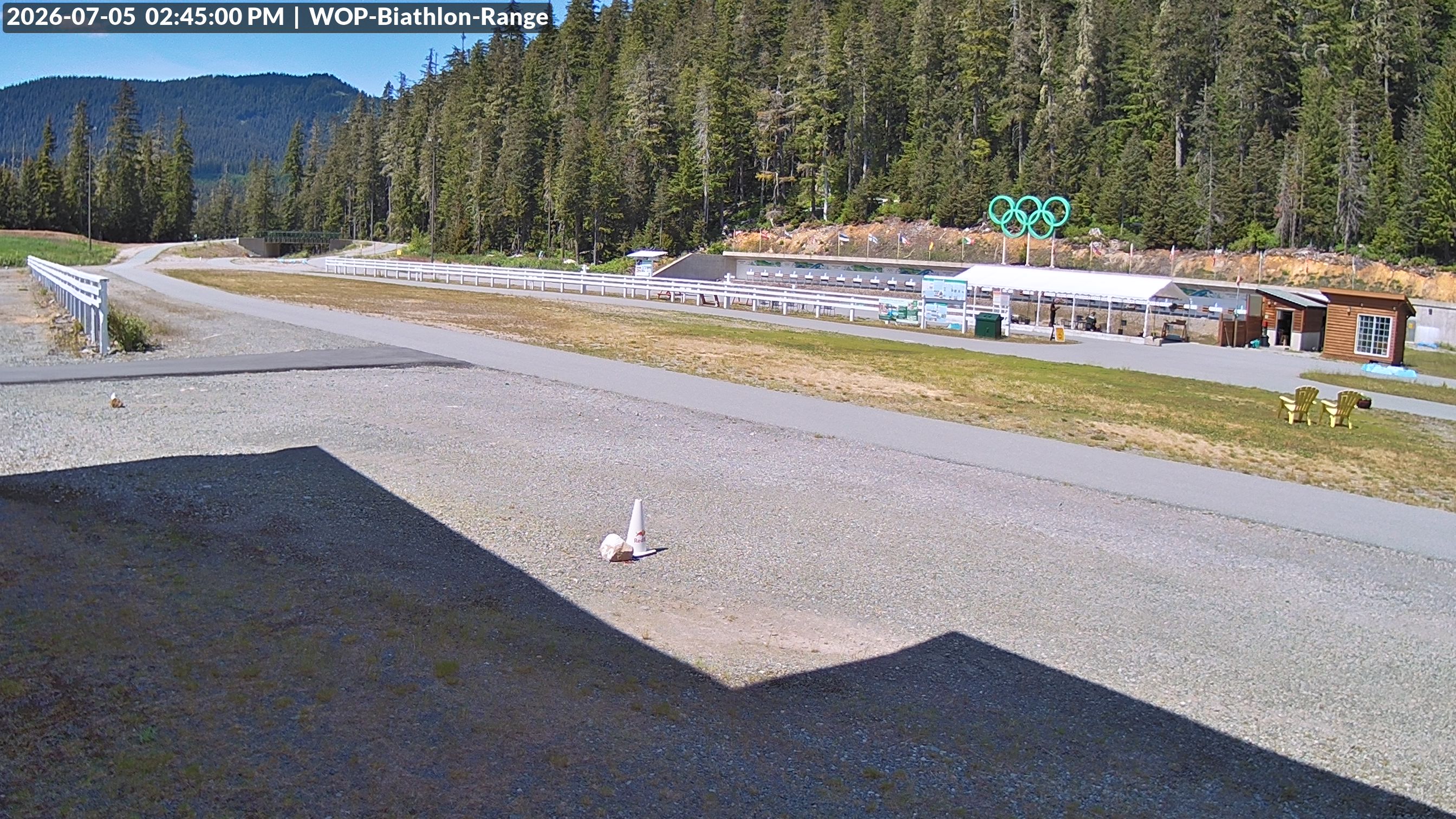 View looking North East to the Olympic Biathlon Range