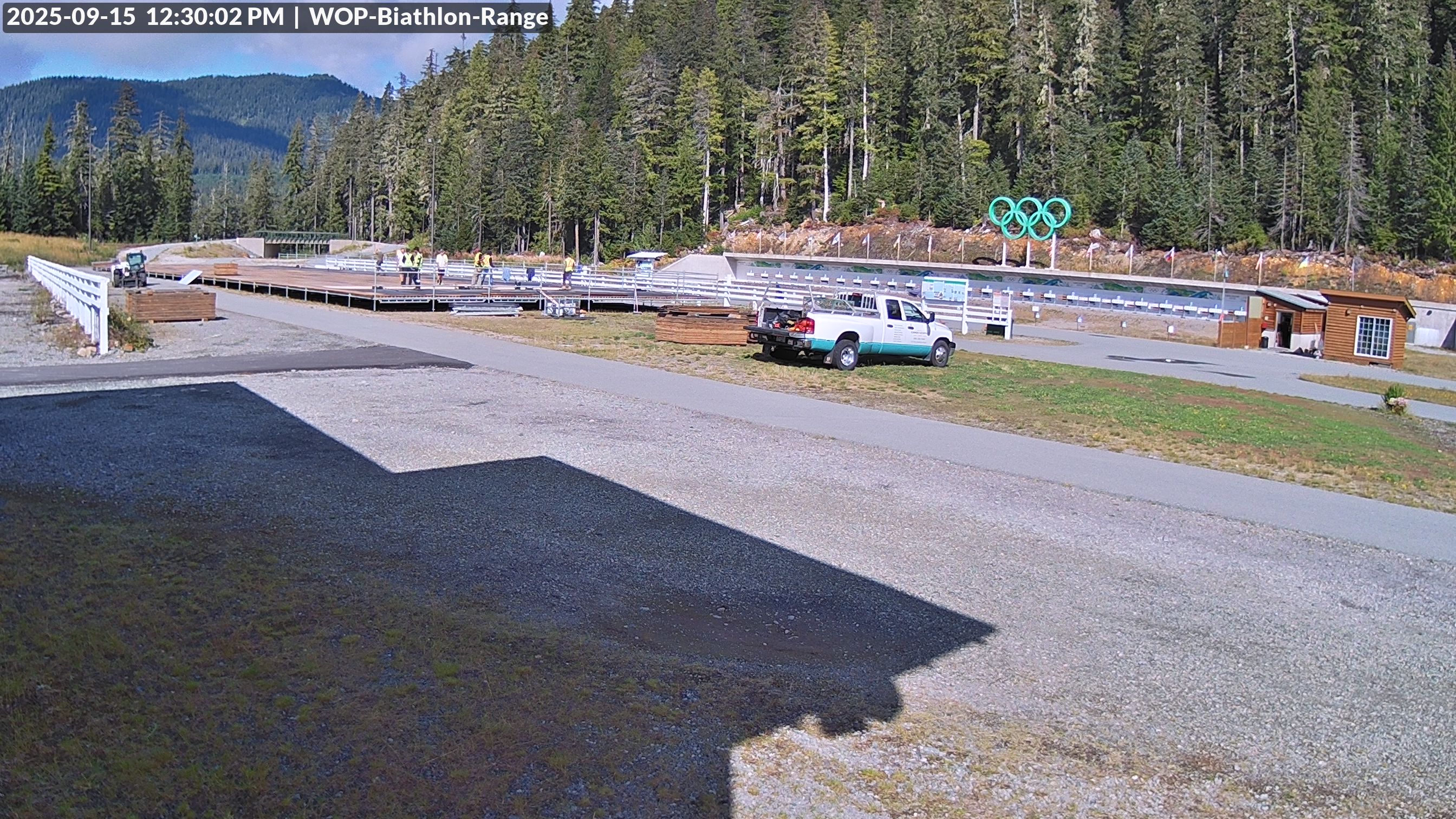View looking North East to the Olympic Biathlon Range