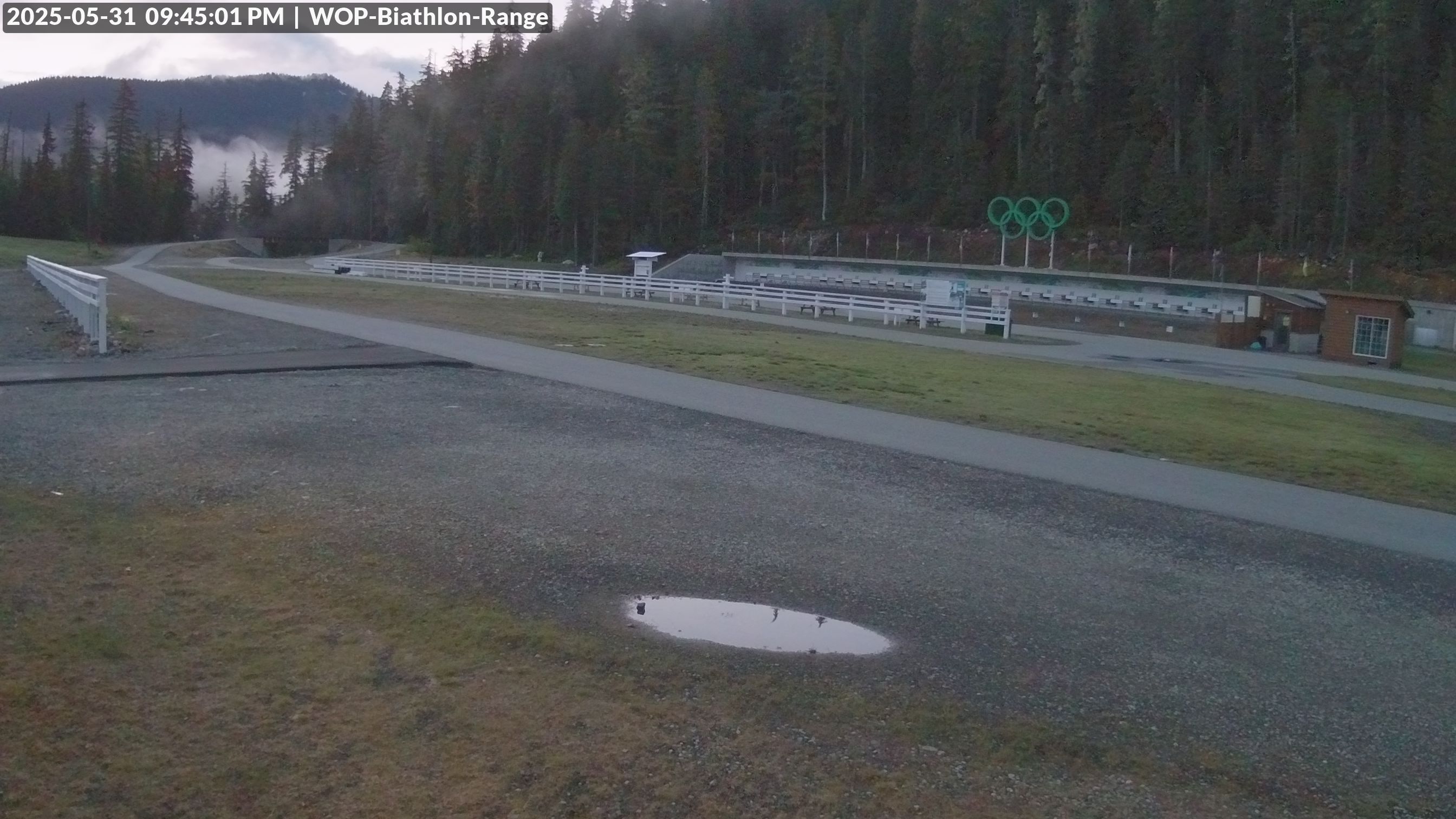 View looking North East to the Olympic Biathlon Range