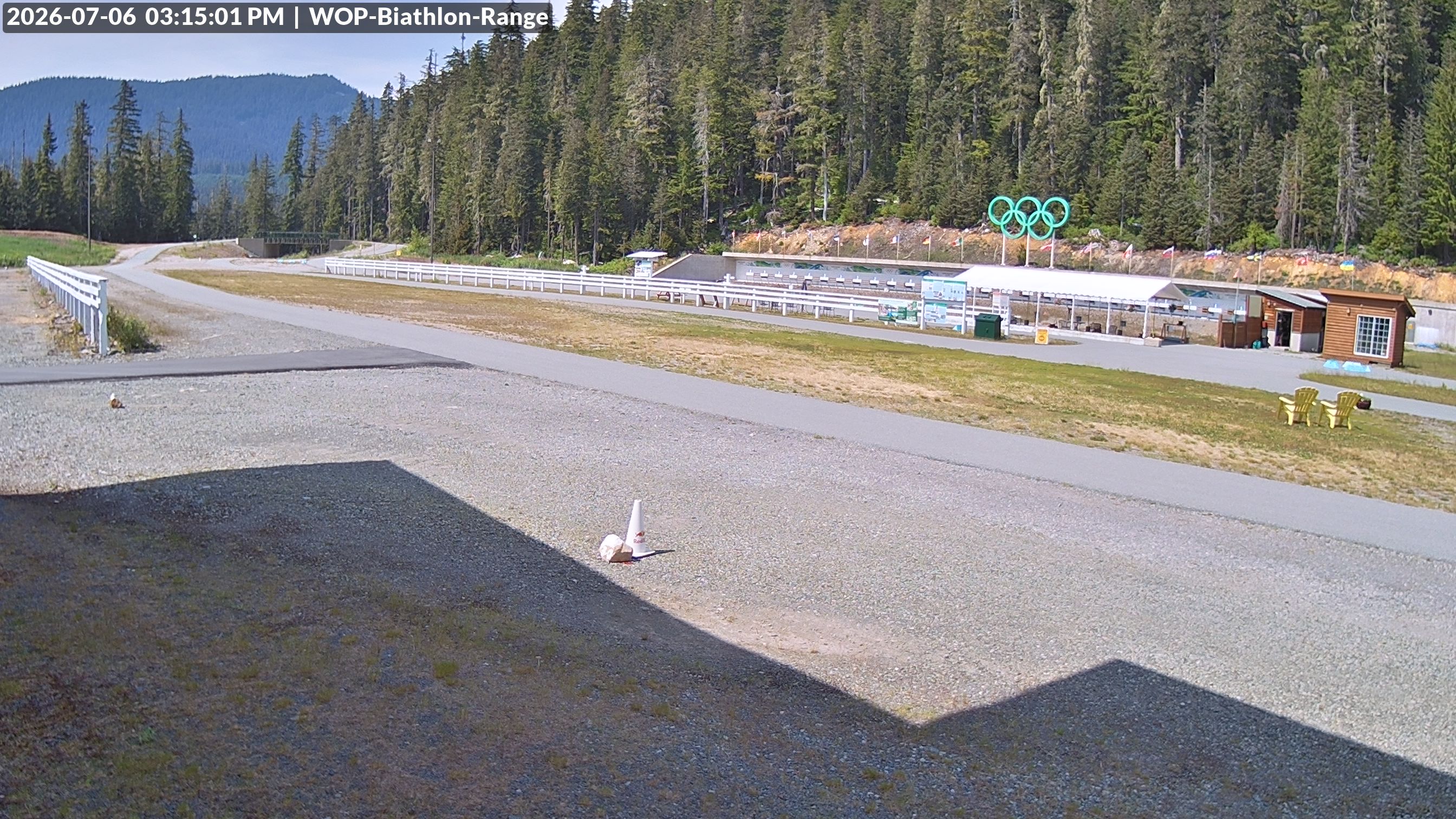 View looking North East to the Olympic Biathlon Range