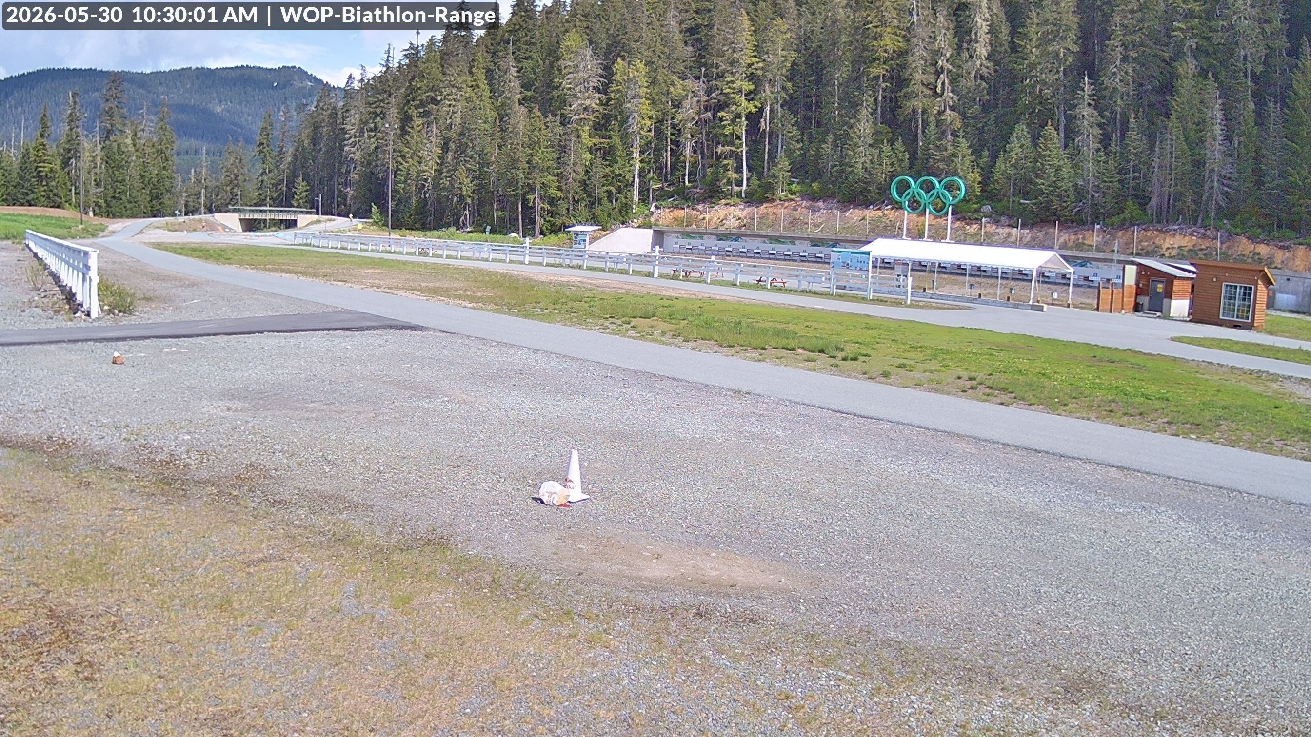 View looking North East to the Olympic Biathlon Range