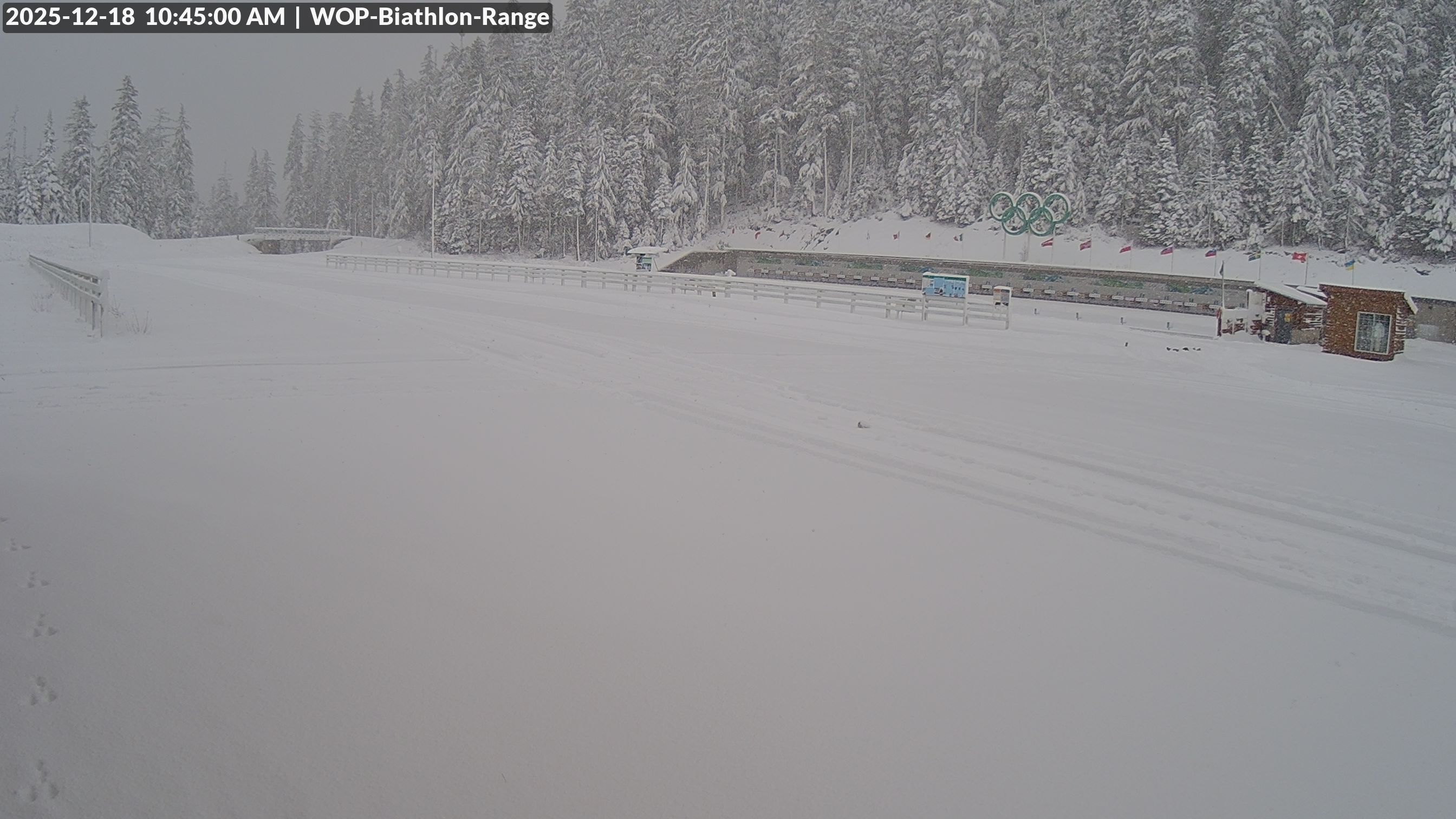 View looking North East to the Olympic Biathlon Range