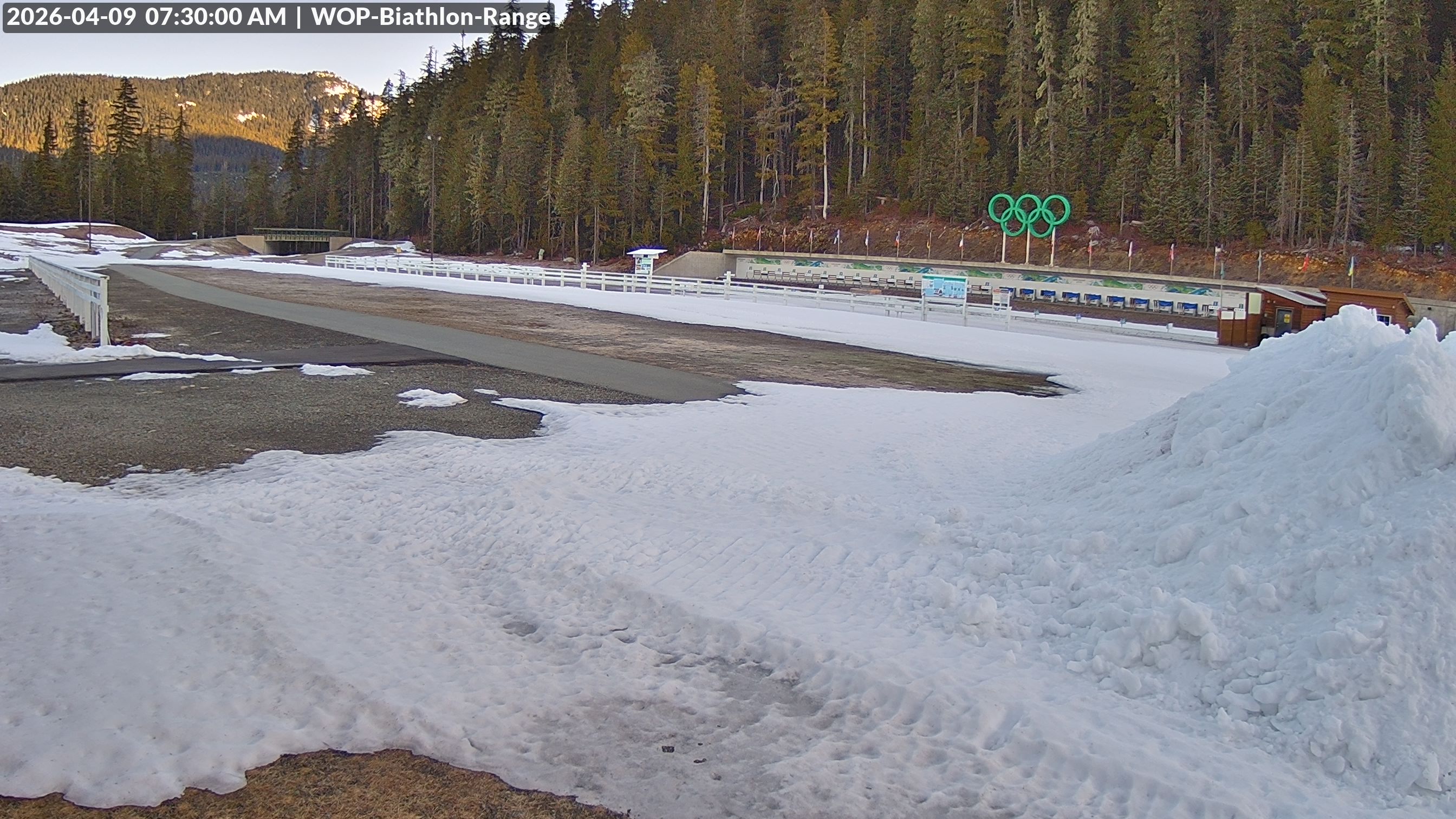 View looking North East to the Olympic Biathlon Range