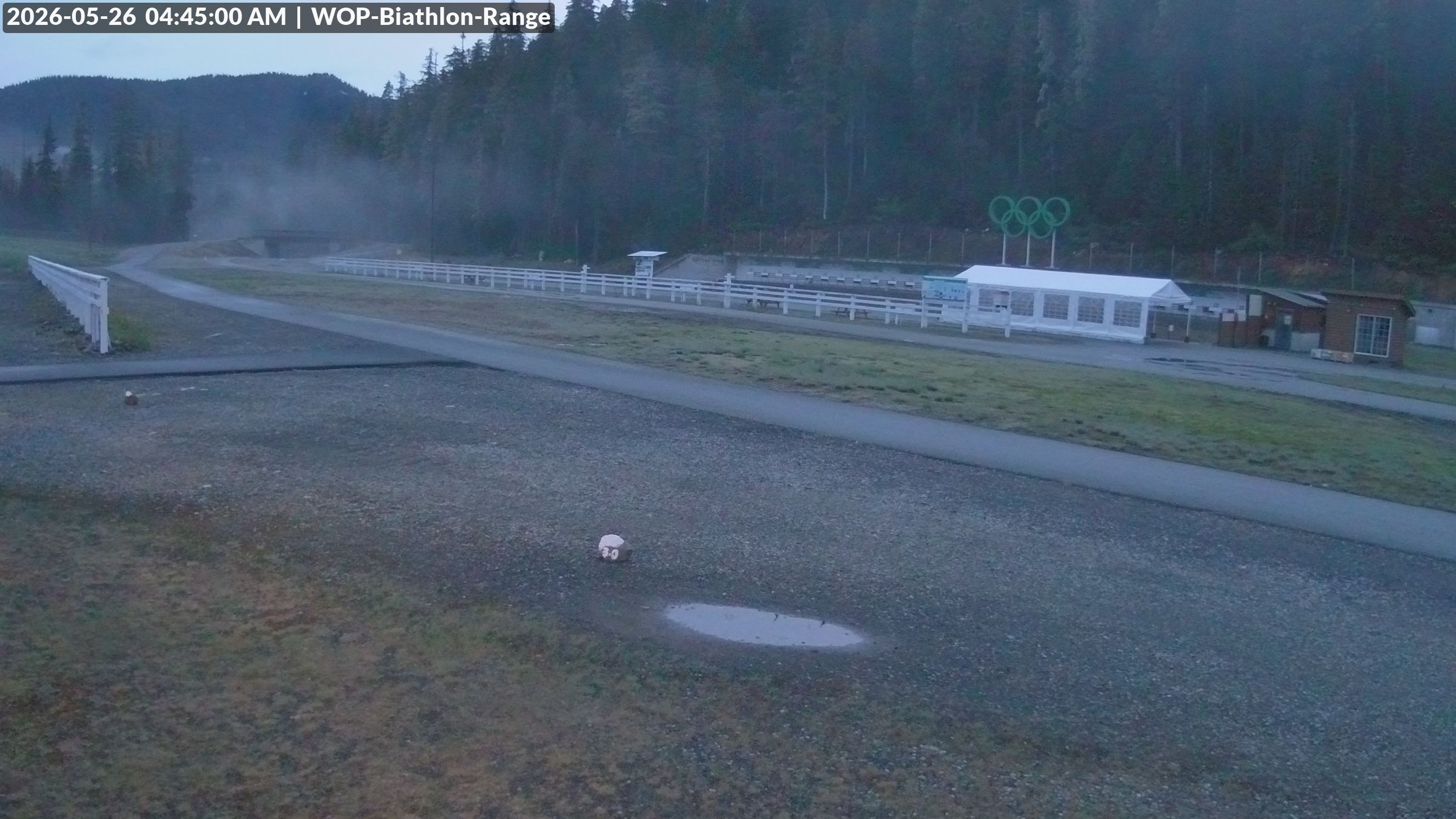 View looking North East to the Olympic Biathlon Range