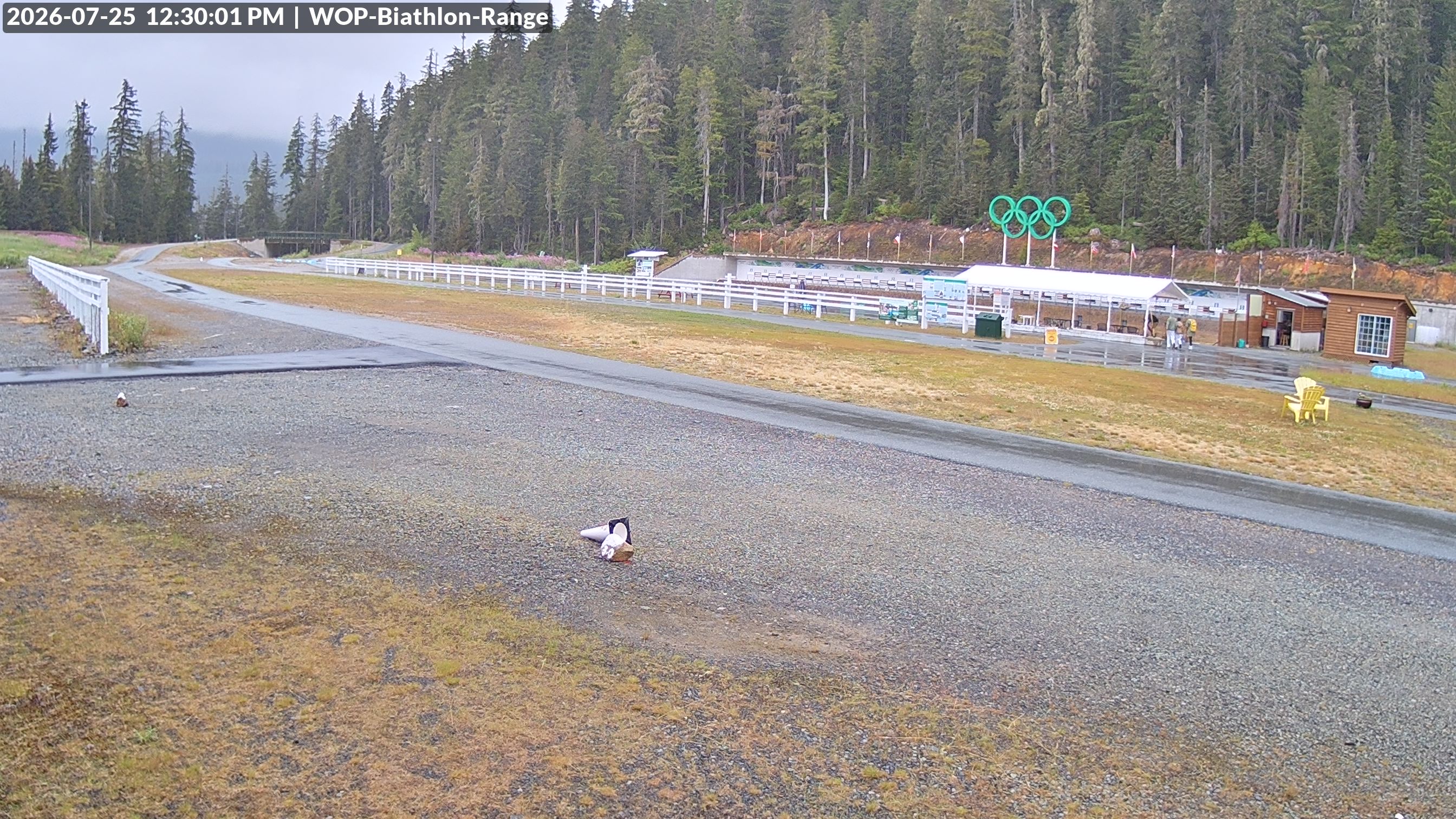 View looking North East to the Olympic Biathlon Range