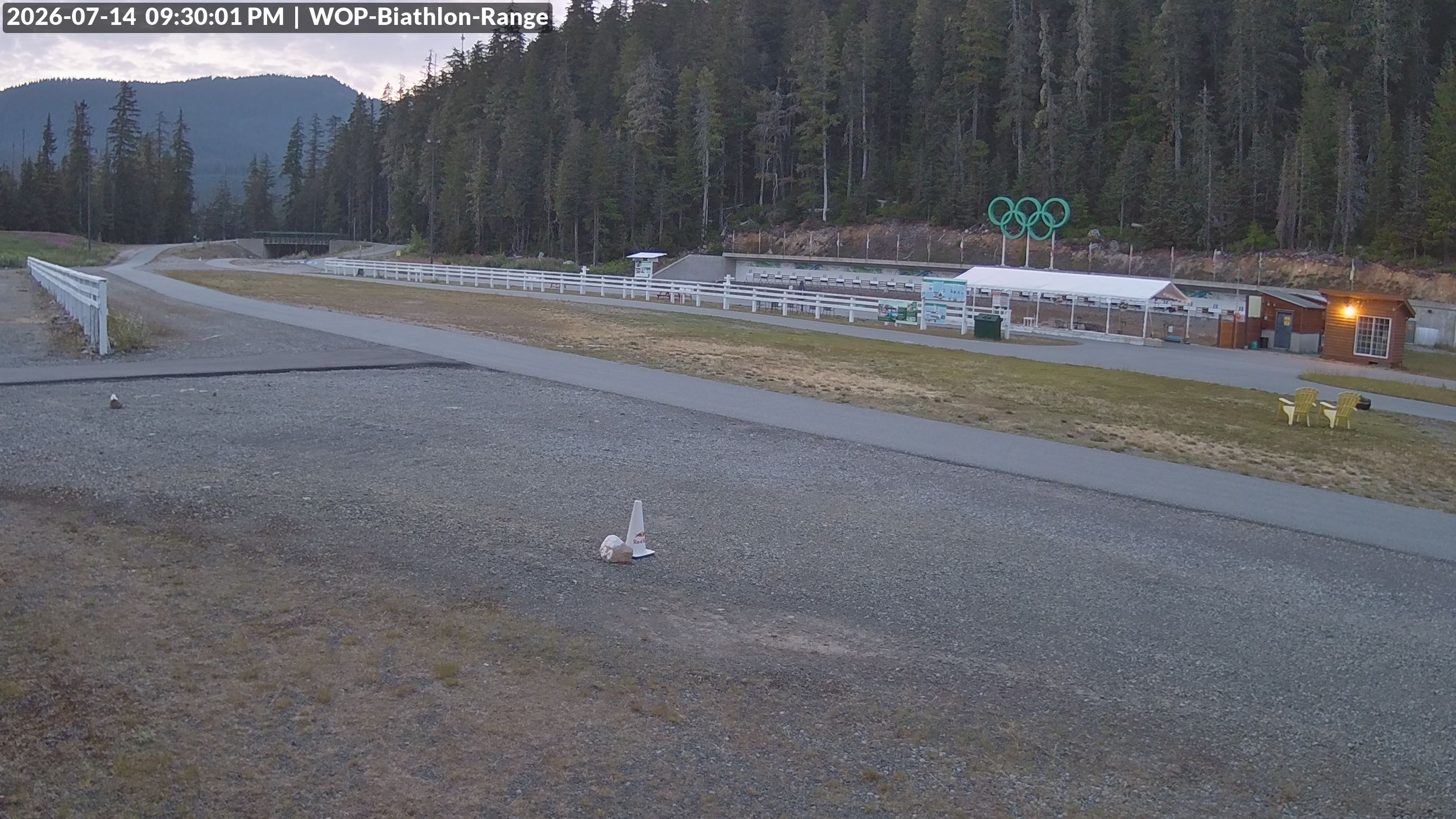 View looking North East to the Olympic Biathlon Range