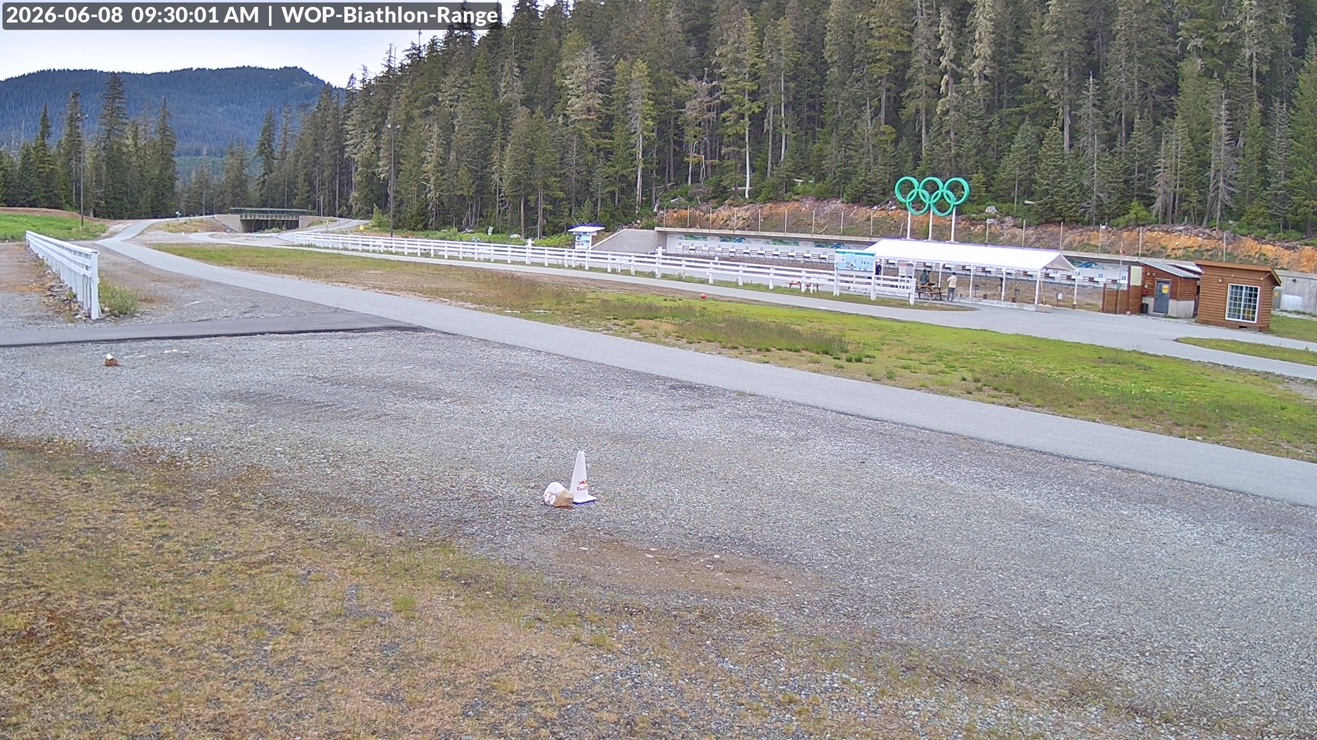 View looking North East to the Olympic Biathlon Range